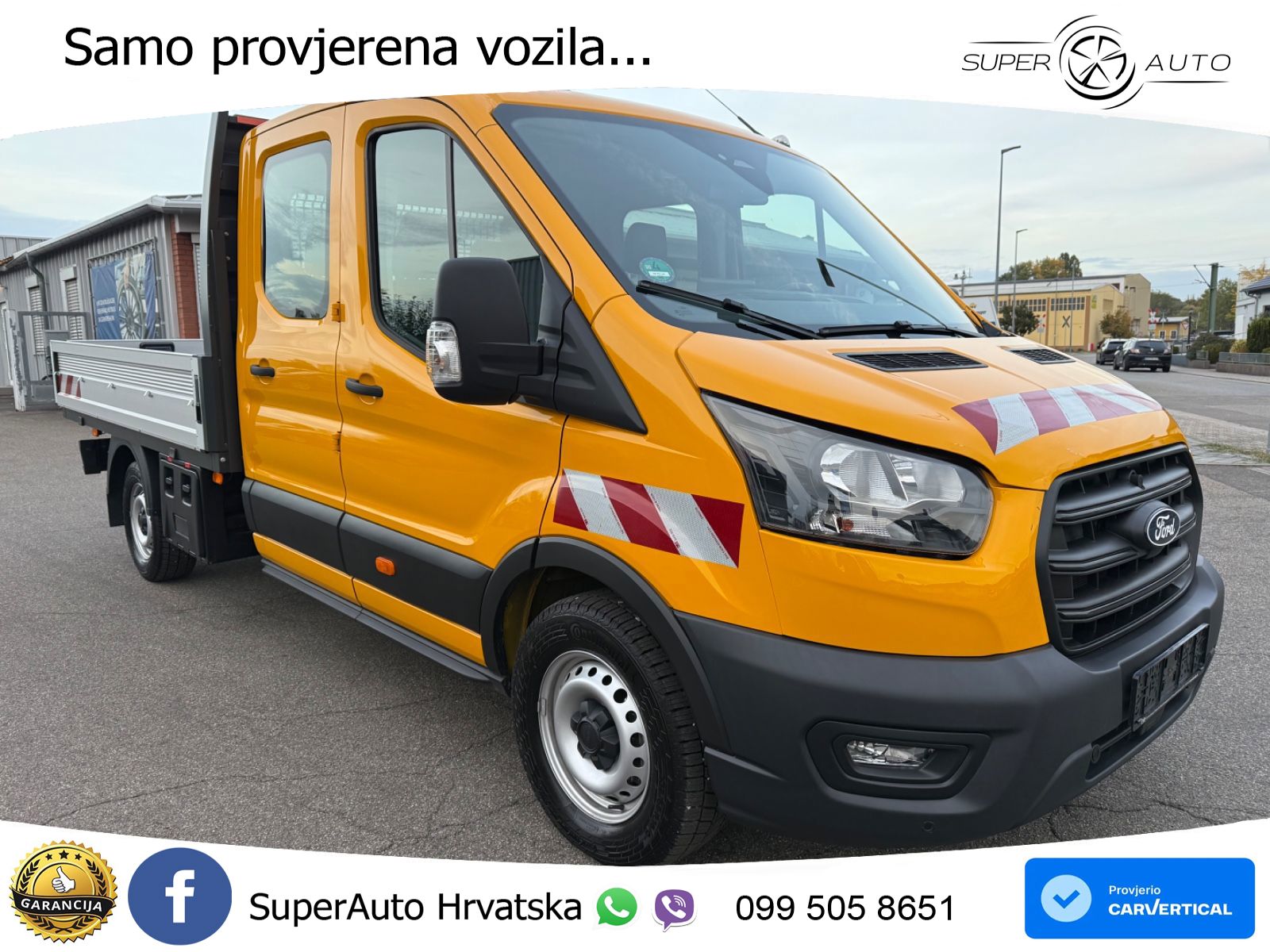 Ford Transit Pritsche 350 L3 DoKa *VOLL*NP: 62.000€* 165 KS