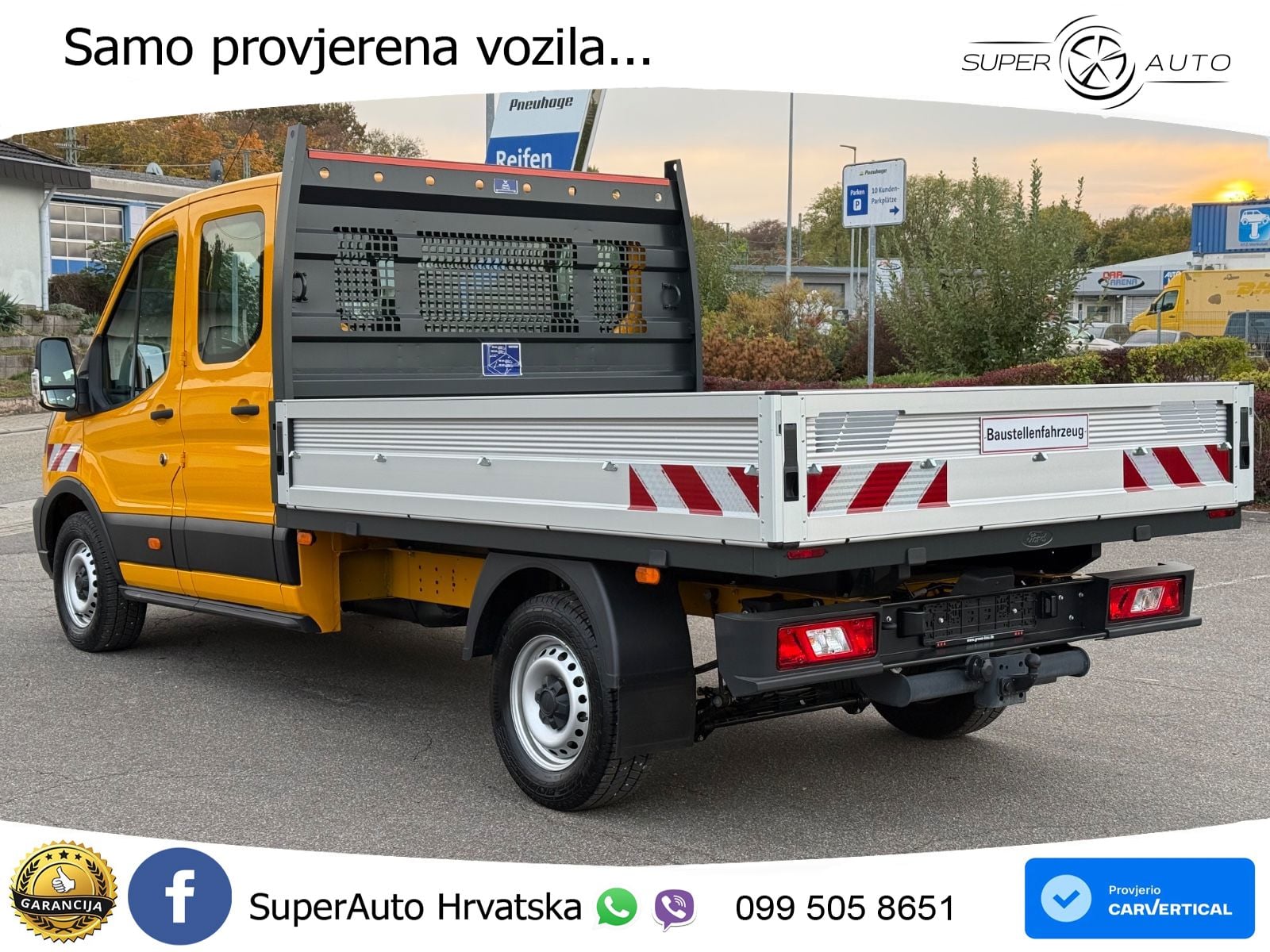 Ford Transit Pritsche 350 L3 DoKa *VOLL*NP: 62.000€* 165 KS