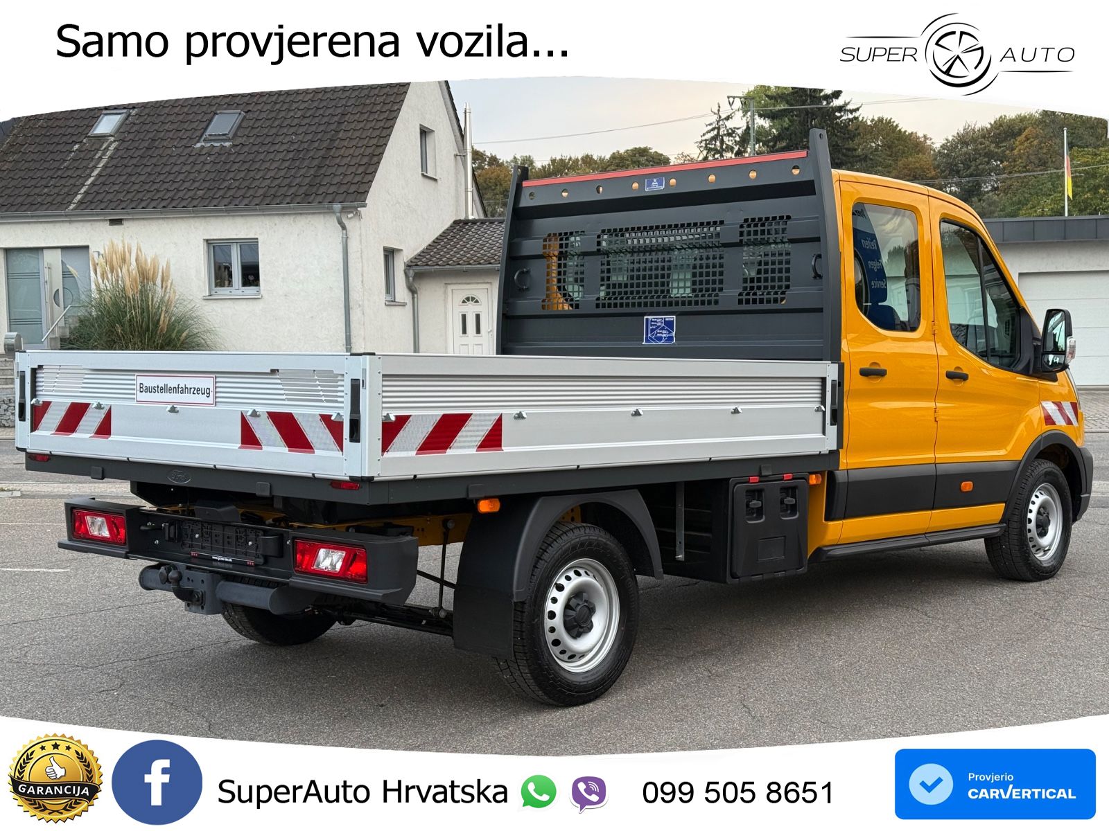 Ford Transit Pritsche 350 L3 DoKa *VOLL*NP: 62.000€* 165 KS