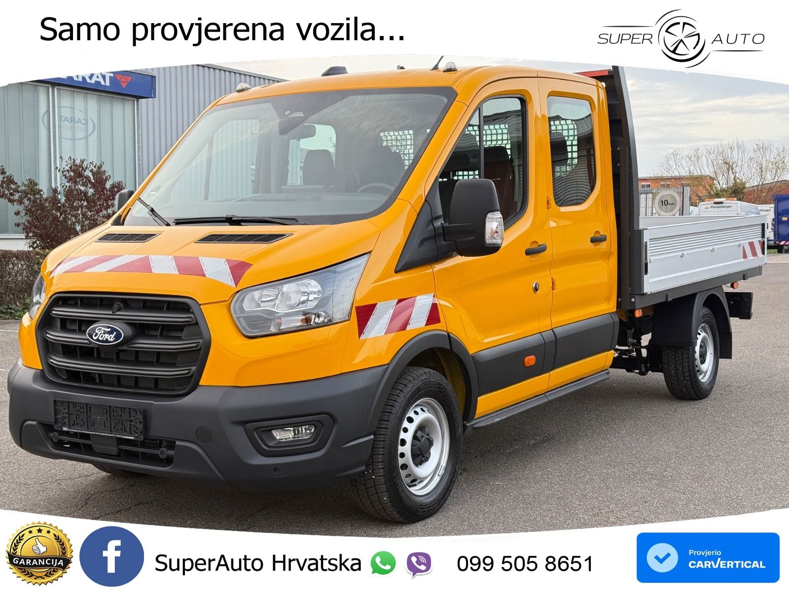 Ford Transit Pritsche 350 L3 DoKa *VOLL*NP: 62.000€* 165 KS
