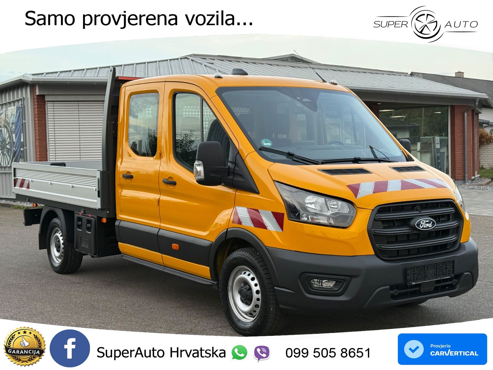 Ford Transit Pritsche 350 L3 DoKa *VOLL*NP: 62.000€* 165 KS