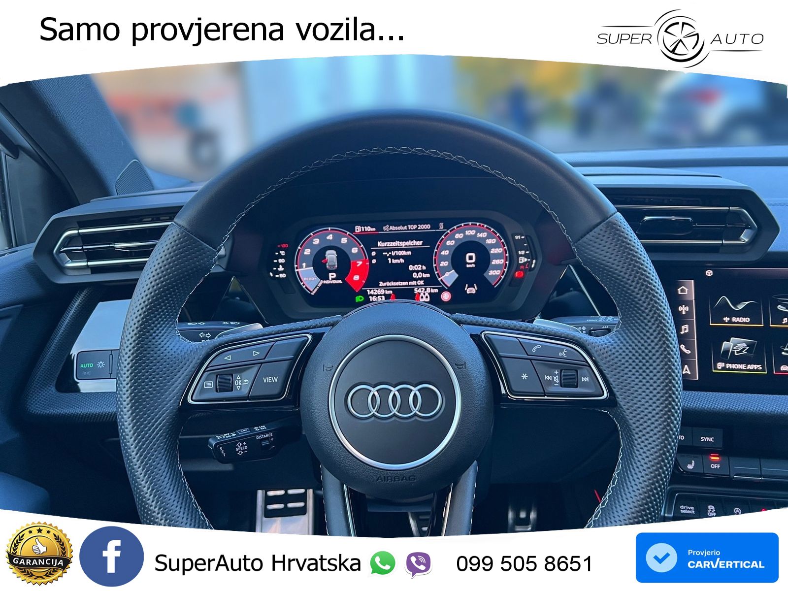 Audi S3 2.0 TFSI (333 KS) quattro S tronic LED+GR SJED+ACC