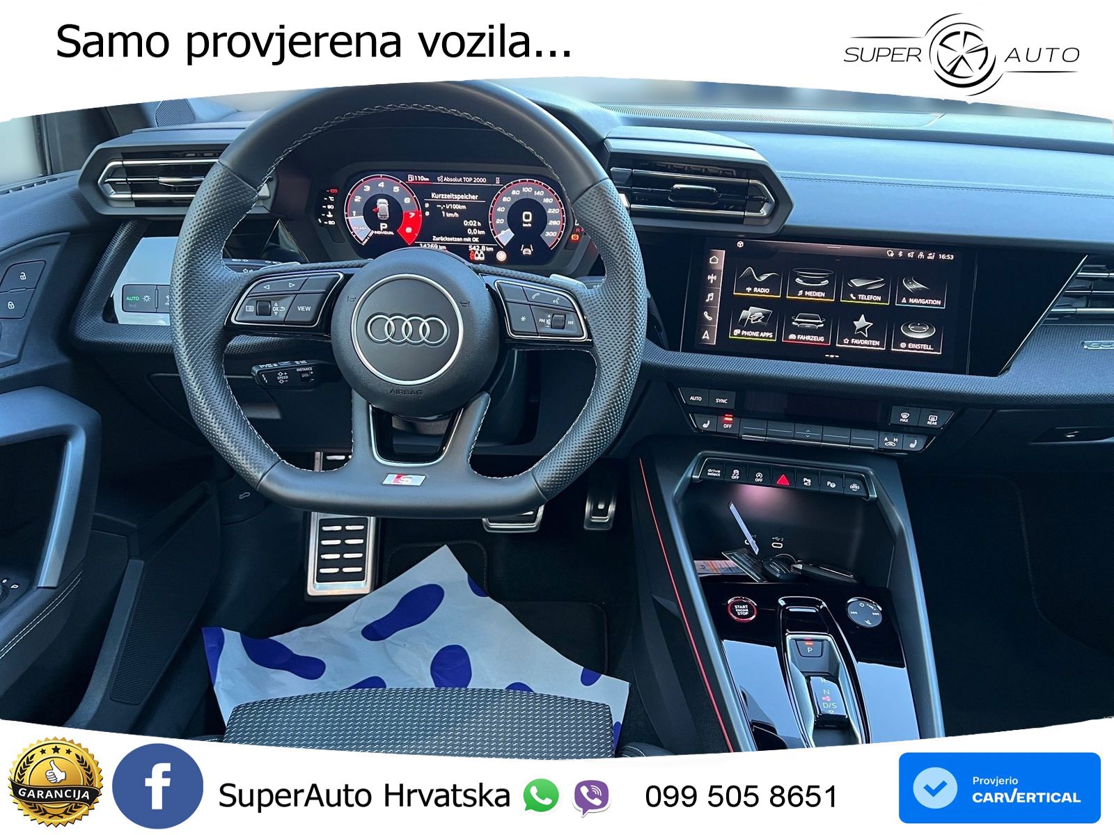 Audi S3 2.0 TFSI (333 KS) quattro S tronic LED+GR SJED+ACC