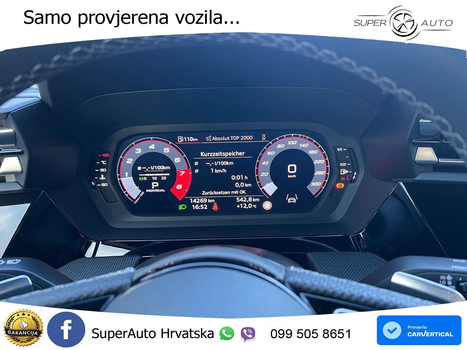 Audi S3 2.0 TFSI (333 KS) quattro S tronic LED+GR SJED+ACC