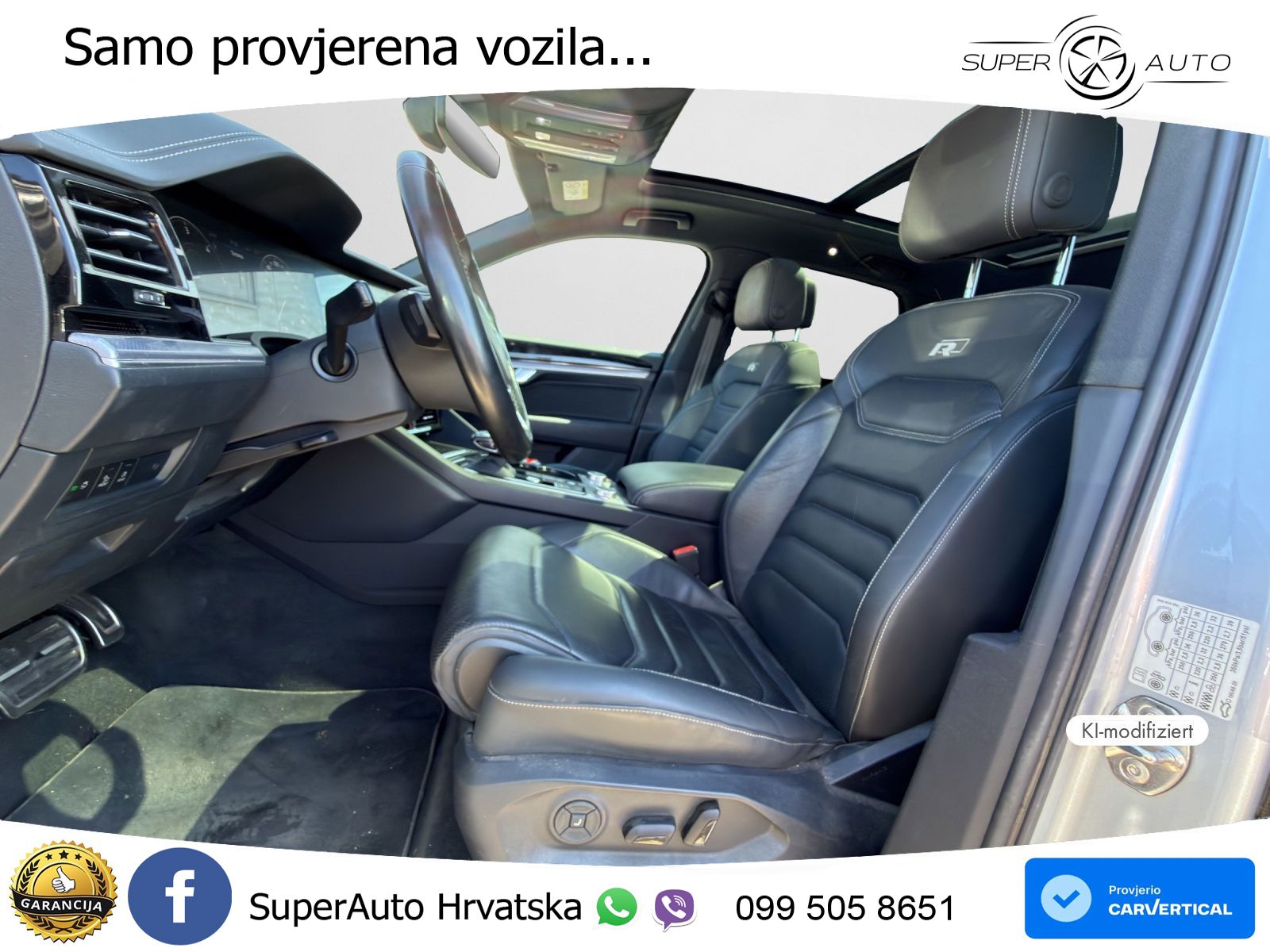 Volkswagen Touareg 3.0 V6 TDI (286 KS) 4MOTION Tiptronic R-Line ZRAČNI+ACC+GR SJED+KAM+PANO