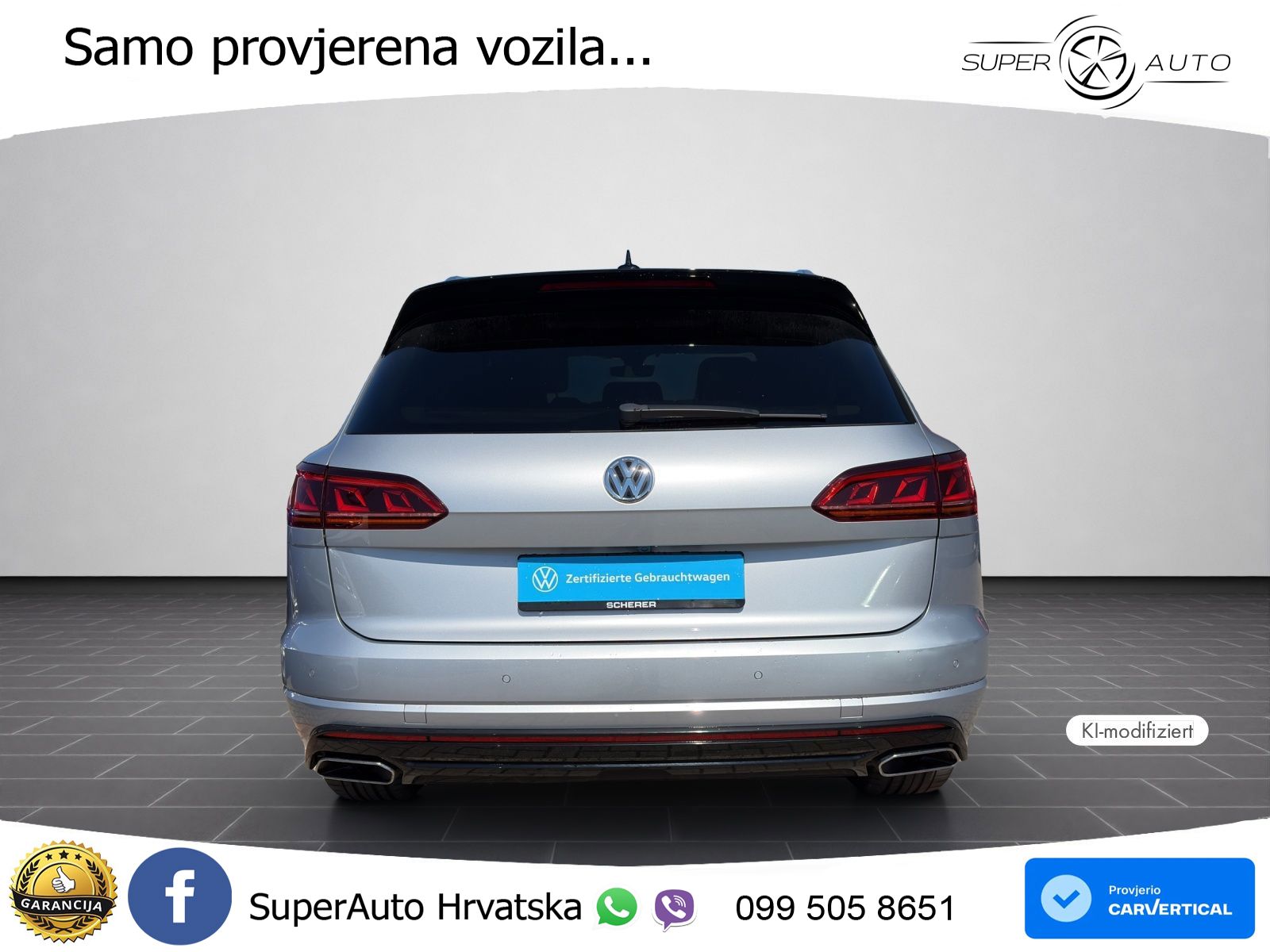 Volkswagen Touareg 3.0 V6 TDI (286 KS) 4MOTION Tiptronic R-Line ZRAČNI+ACC+GR SJED+KAM+PANO