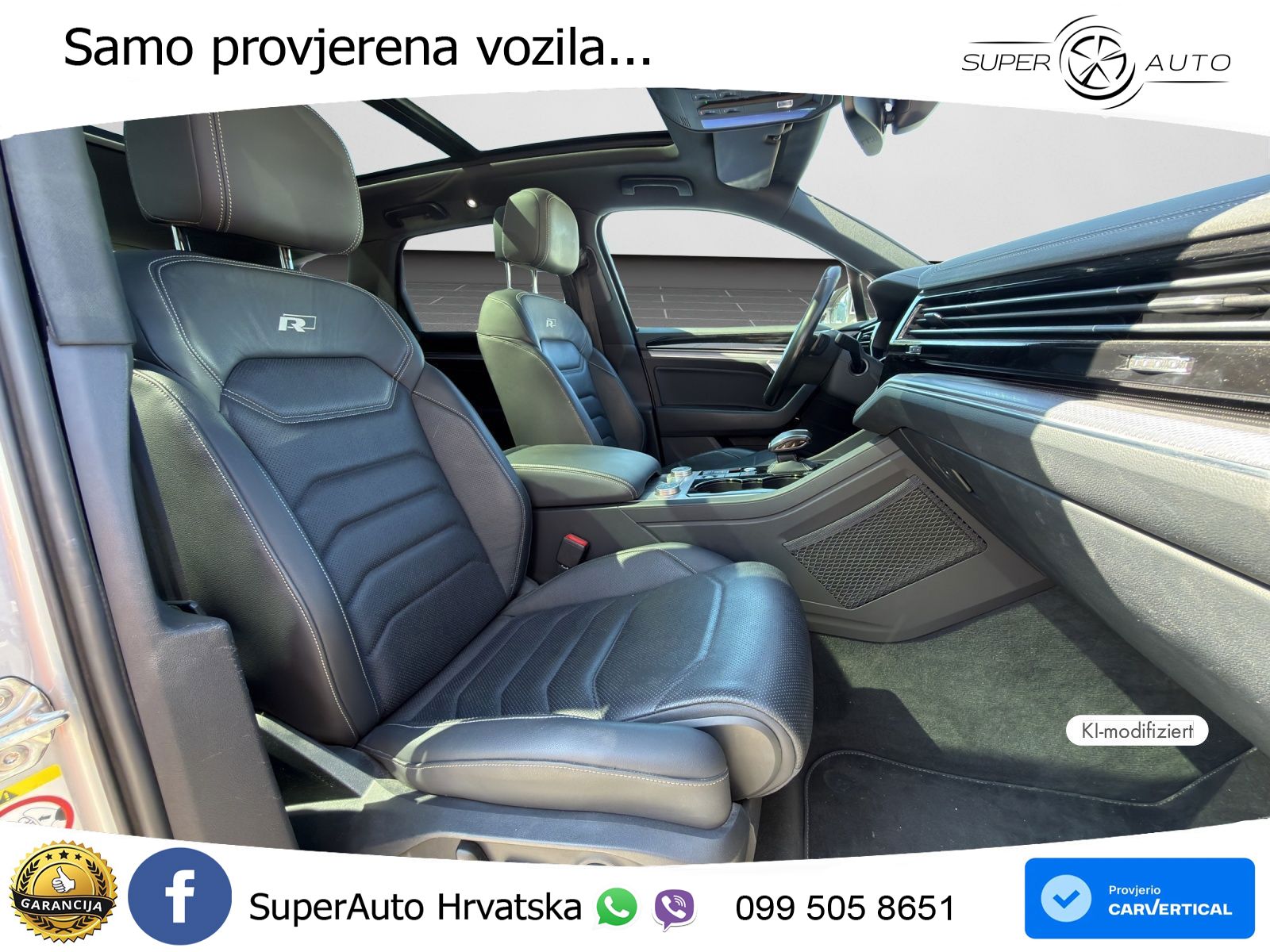 Volkswagen Touareg 3.0 V6 TDI (286 KS) 4MOTION Tiptronic R-Line ZRAČNI+ACC+GR SJED+KAM+PANO