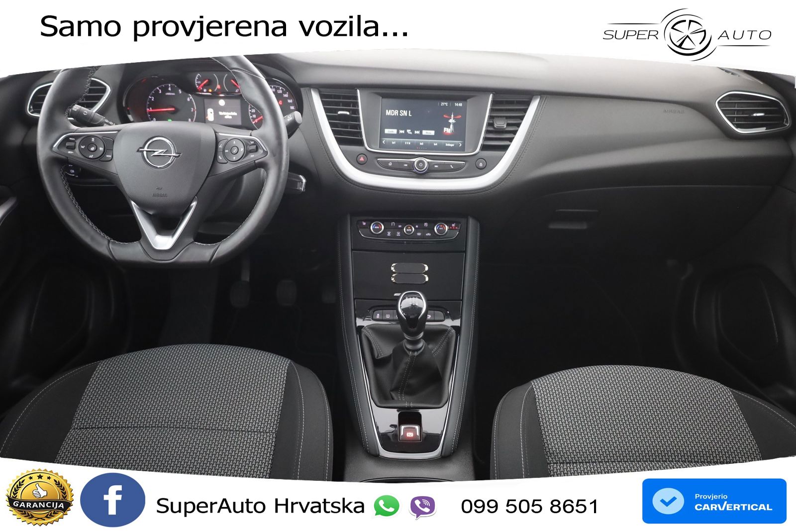 Opel Grandland X 1.2 Turbo (130 KS) LED+GR SJED+ACC