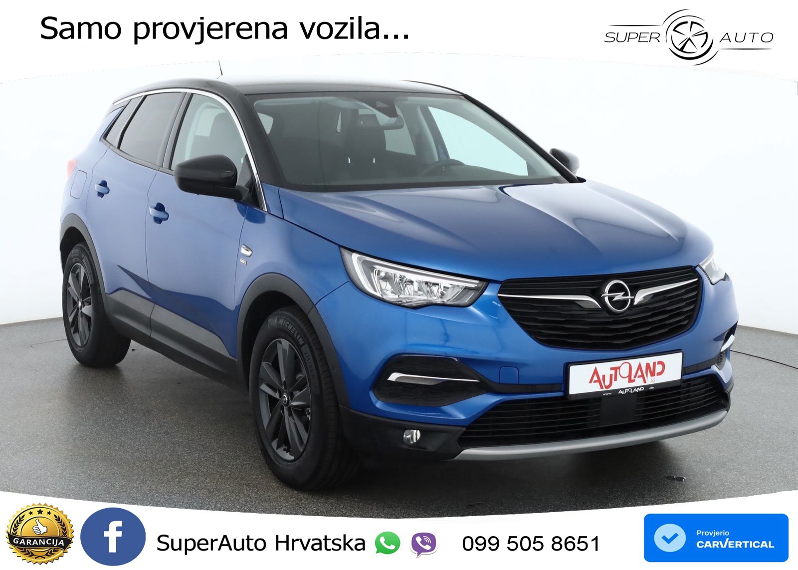 Opel Grandland X 1.2 Turbo (130 KS) LED+GR SJED+ACC