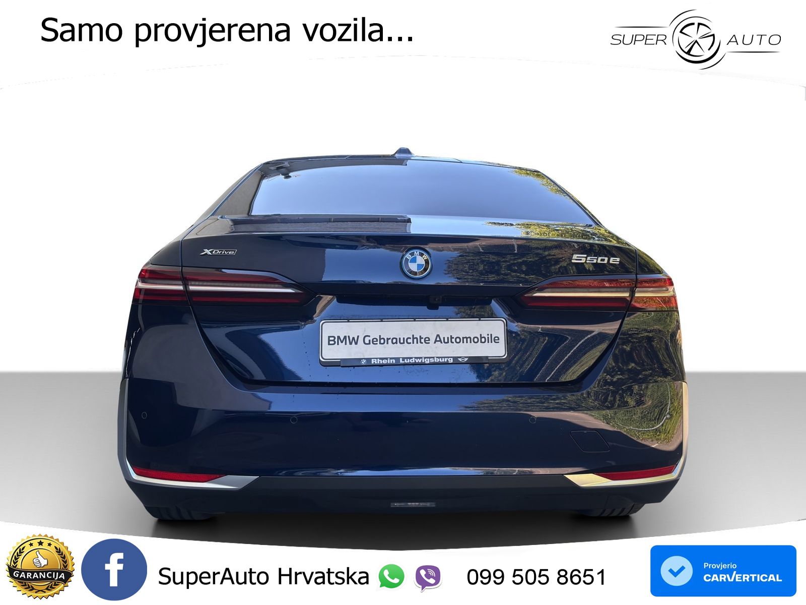 BMW 550e (489 KS) xDrive Steptronic LED+GR SJED+ACC