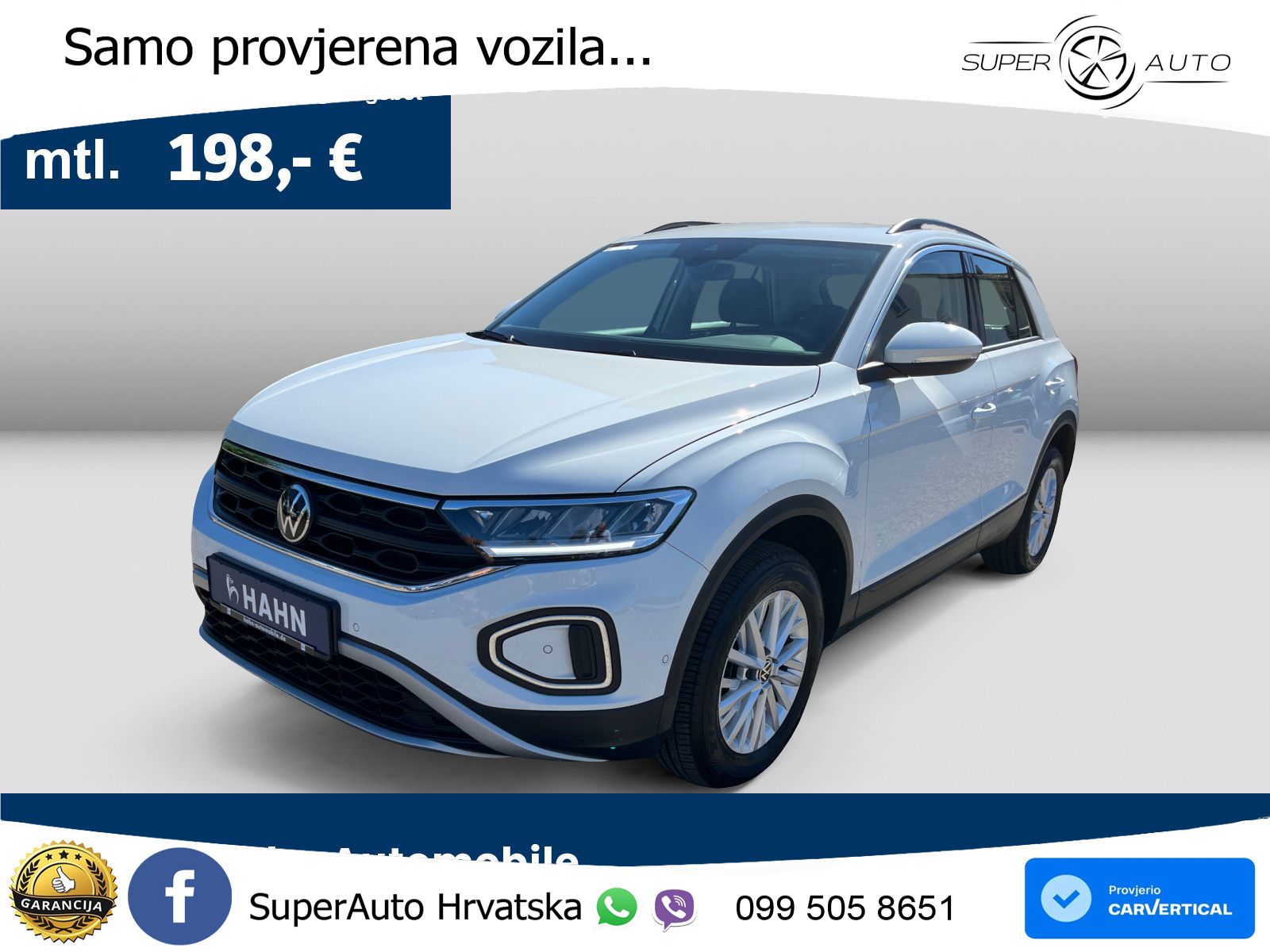 Volkswagen T-Roc I 2.0 TDI (150 KS) DSG LED+GR SJED+ACC