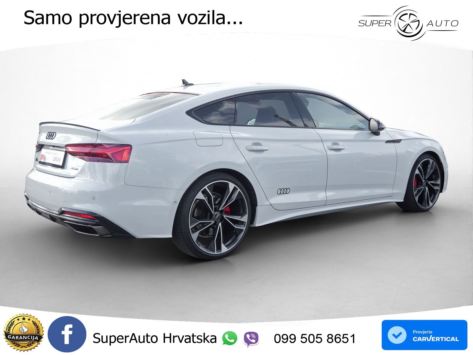 Audi A5 Sportback  40 TFSI (204 KS) quattro S tronic S line MATRIX+GR SJED+KAM