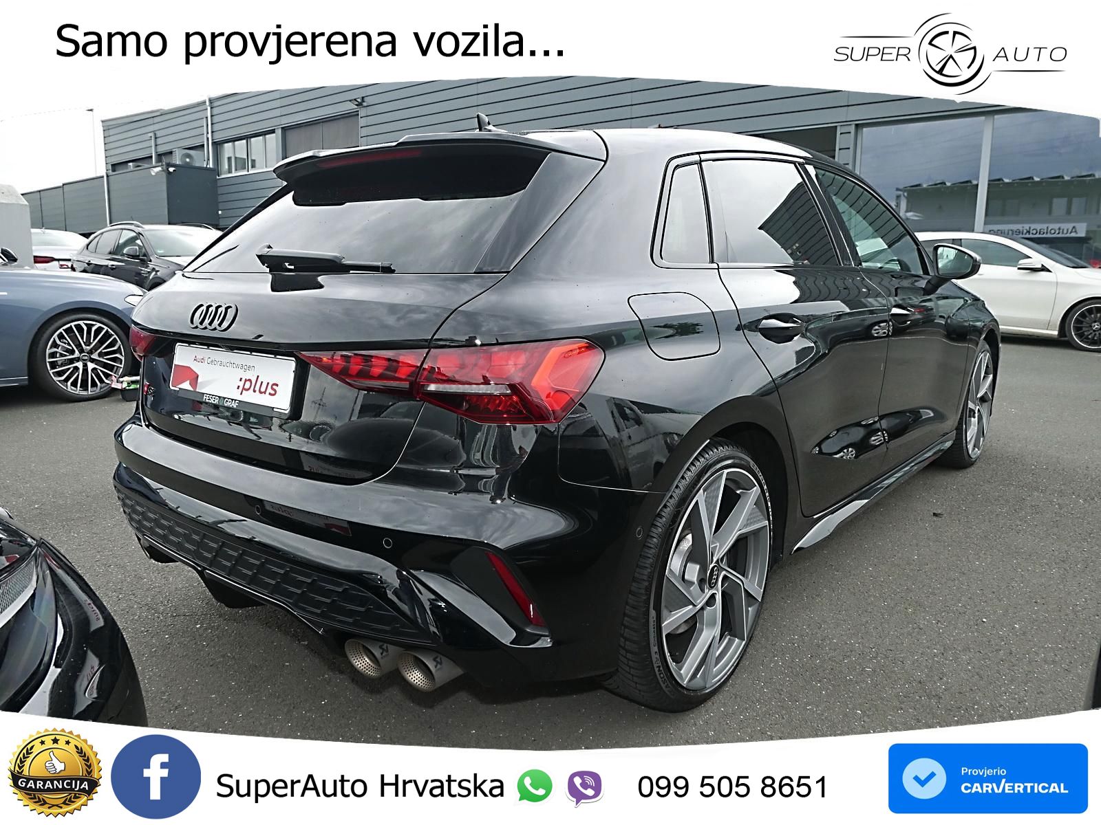 Audi S3 2.0 TFSI (333 KS) quattro S tronic LED+GR SJED+ACC