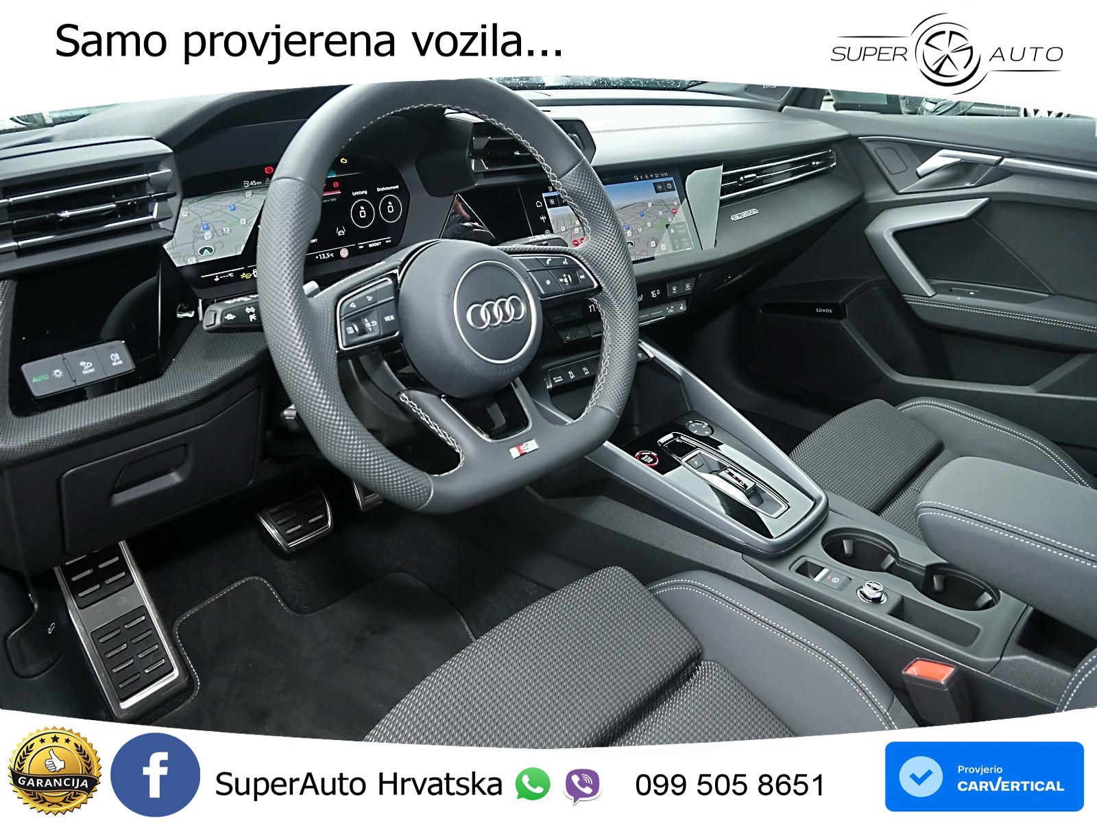 Audi S3 2.0 TFSI (333 KS) quattro S tronic LED+GR SJED+ACC