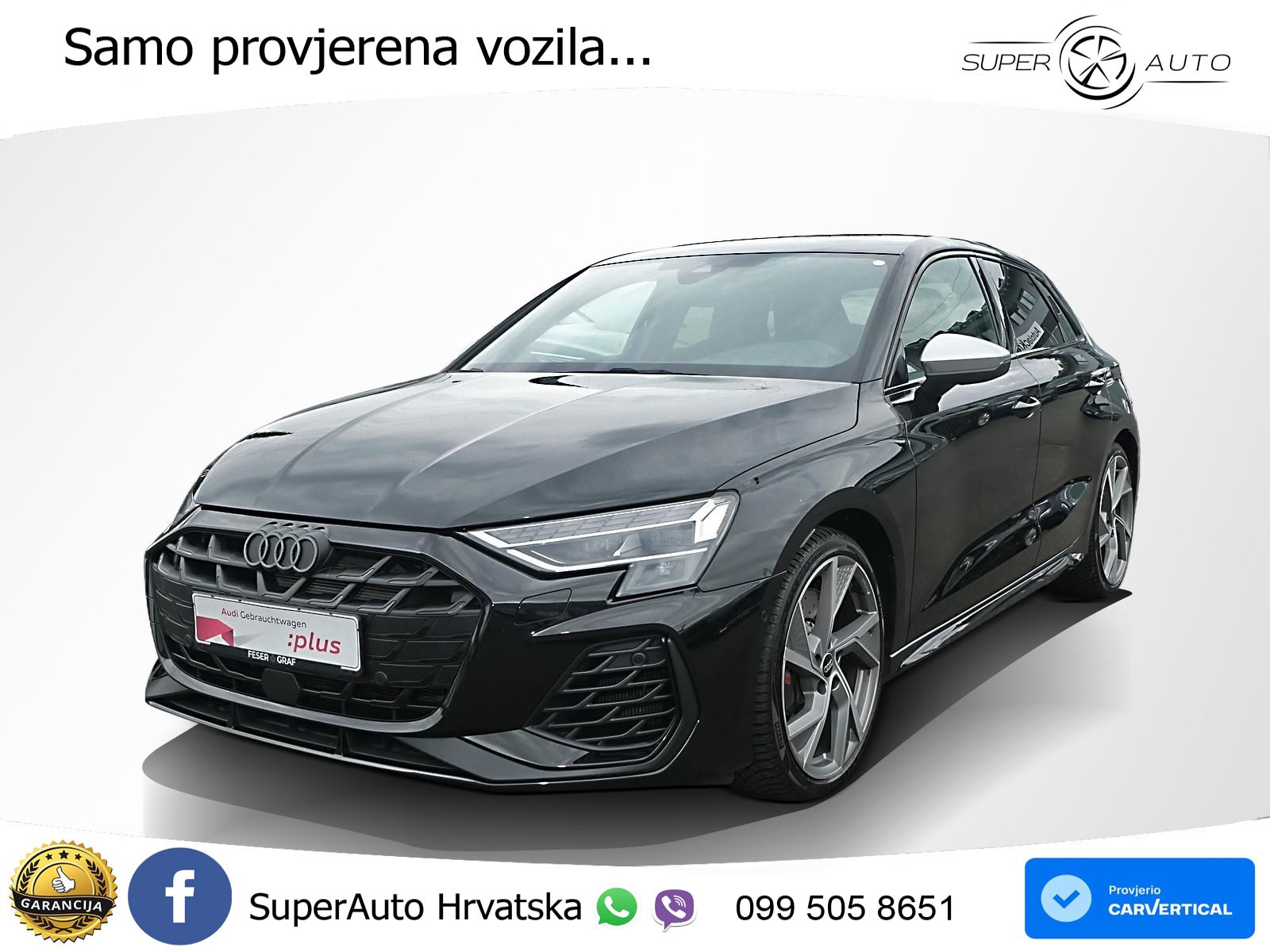 Audi S3 2.0 TFSI (333 KS) quattro S tronic LED+GR SJED+ACC