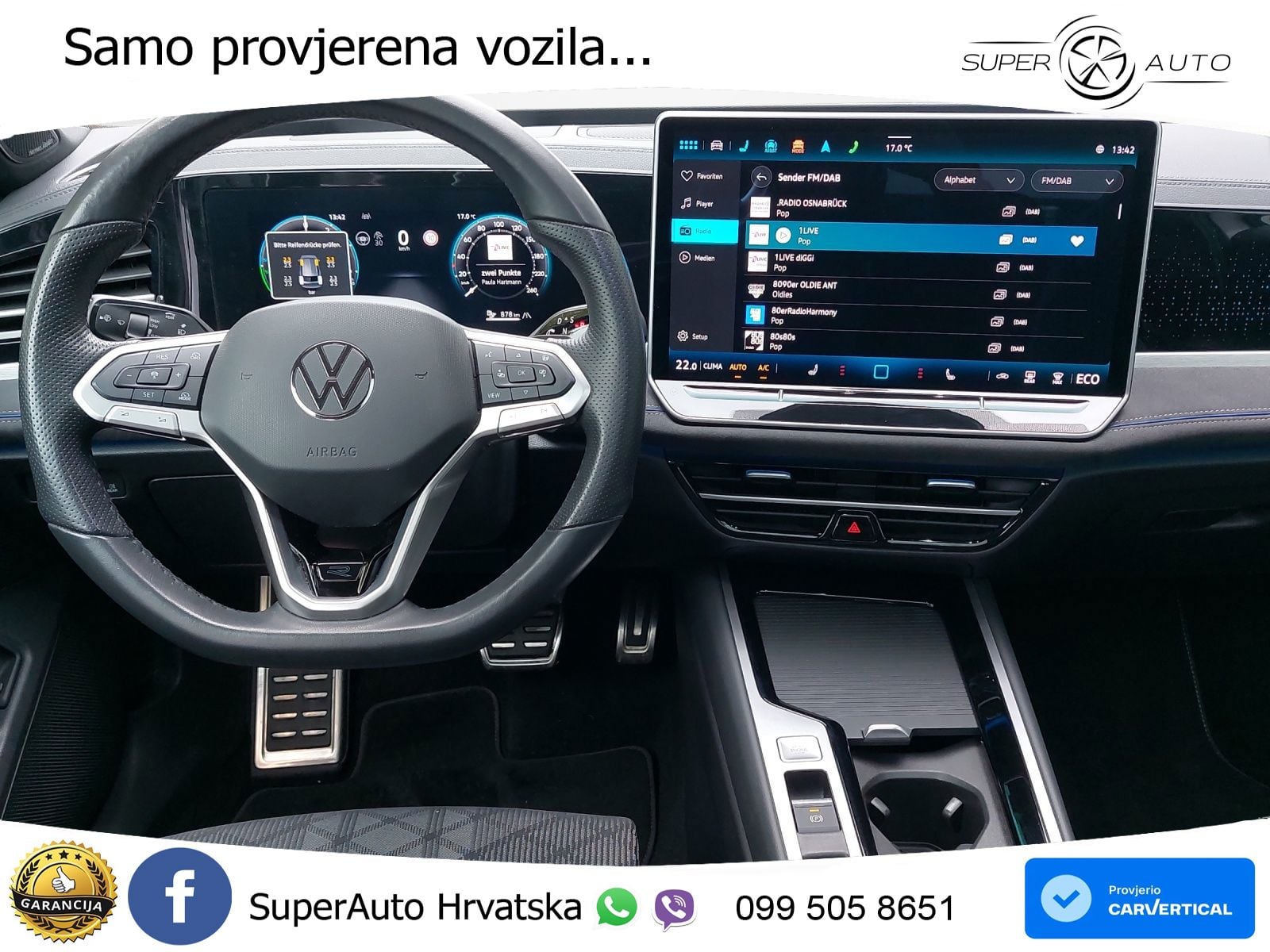 Volkswagen Passat Variant 1.5 TSI (272 KS) eHybrid DSG R-Line LED+GR SJED+ACC