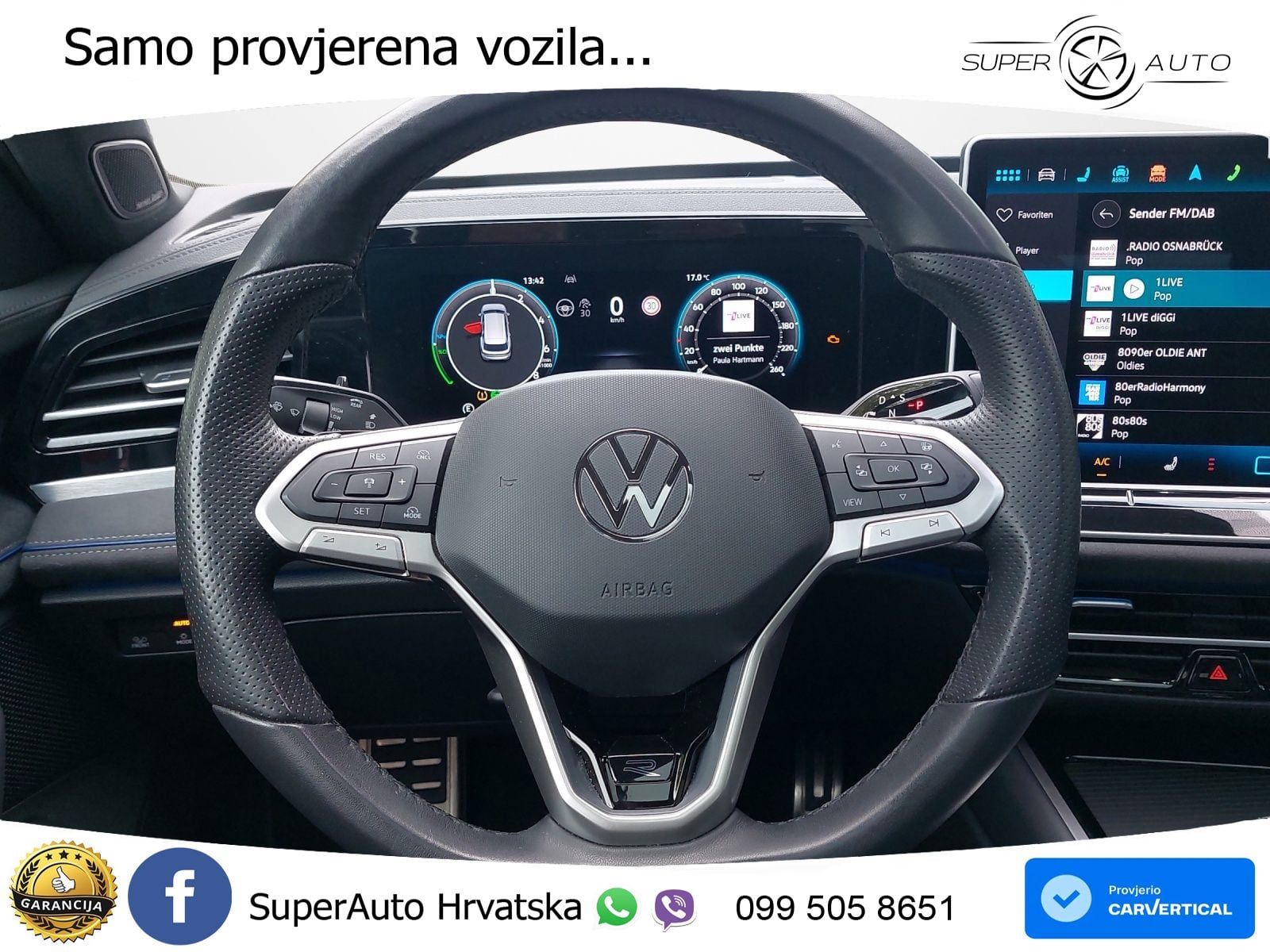 Volkswagen Passat Variant 1.5 TSI (272 KS) eHybrid DSG R-Line LED+GR SJED+ACC