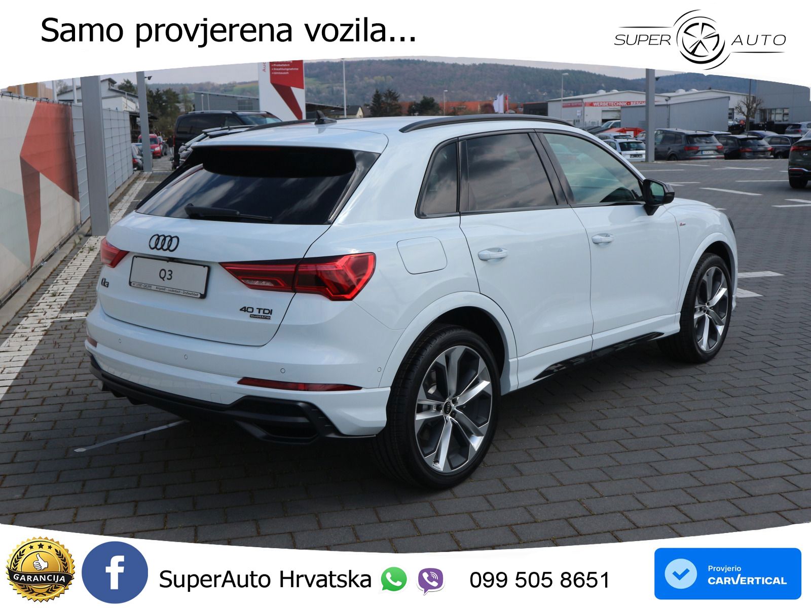 Audi Q3 40 TDI (200 KS) quattro S tronic S line LED+GR SJED+ACC