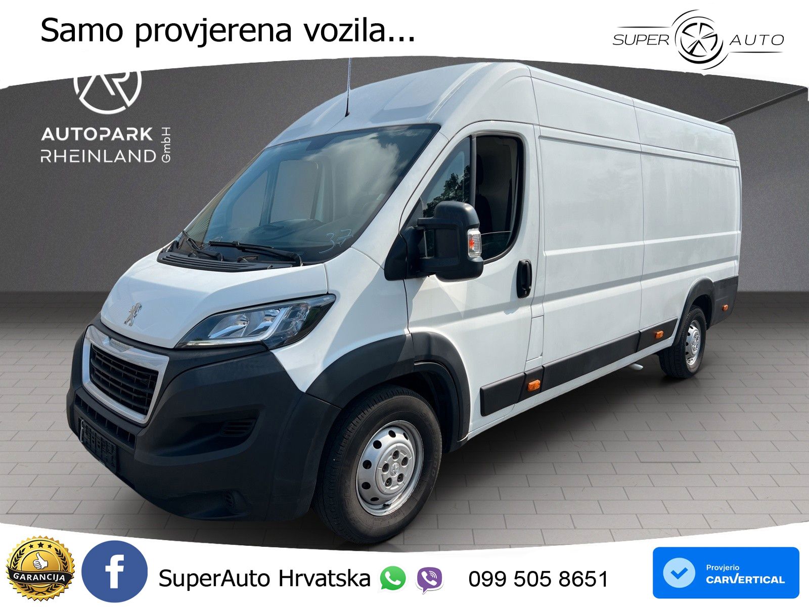 Peugeot Boxer Kasten L4H2 Premium*Motor Neu*0 Km* 165 KS