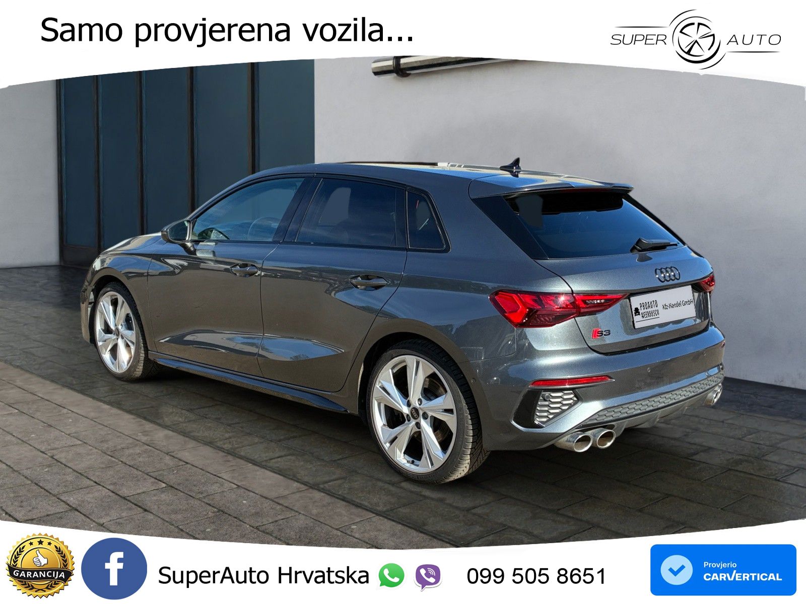 Audi S3 2.0 TFSI (310 KS) quattro S tronic MATRIX+GR SJED+KAM