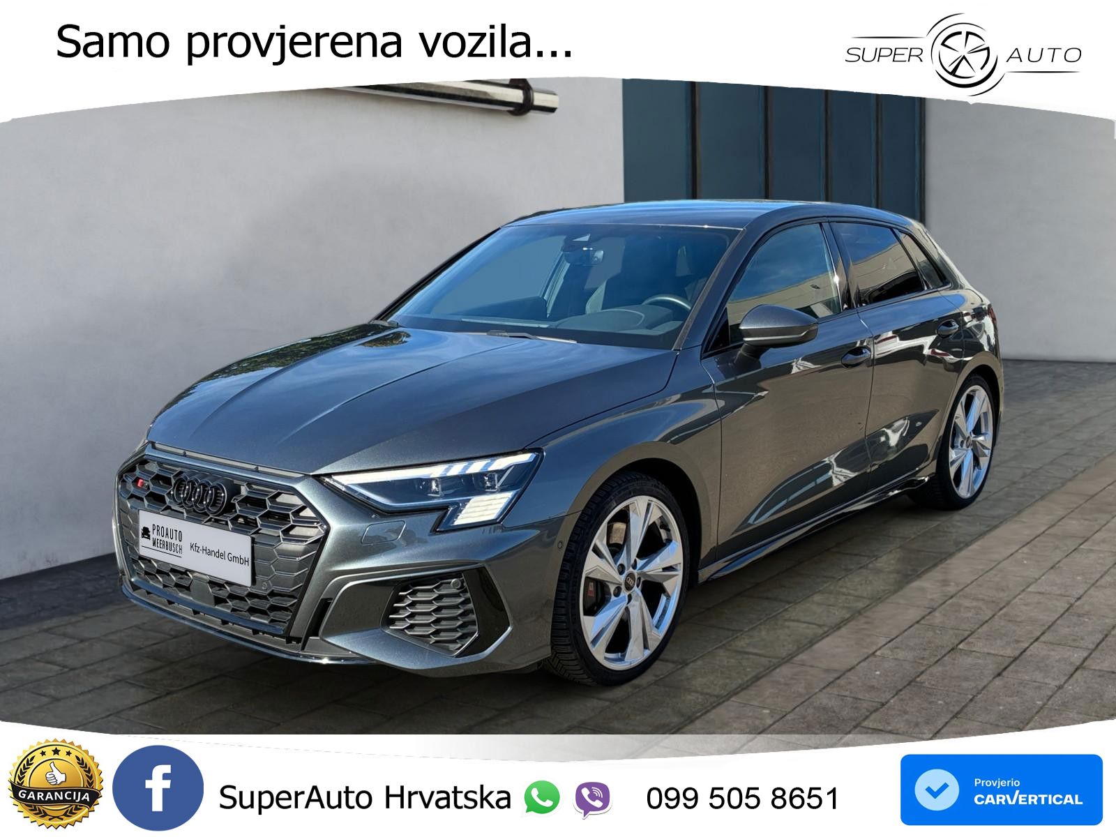Audi S3 2.0 TFSI (310 KS) quattro S tronic MATRIX+GR SJED+KAM
