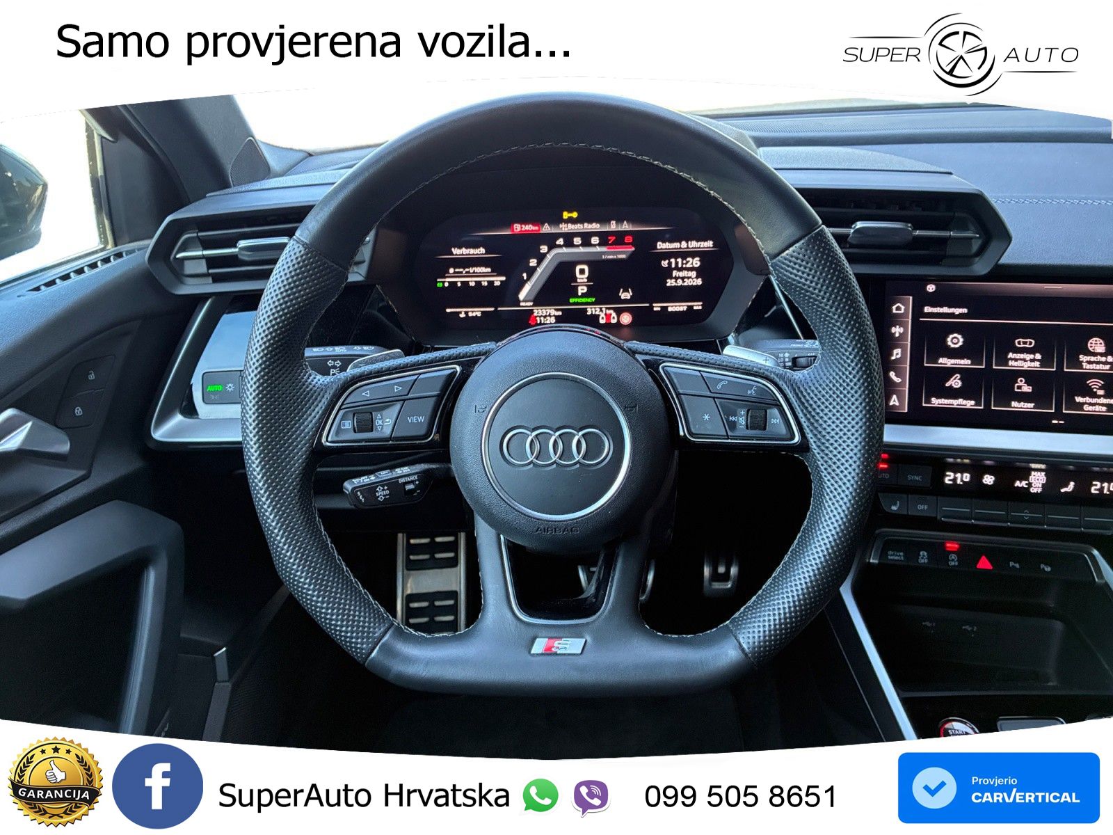 Audi S3 2.0 TFSI (310 KS) quattro S tronic MATRIX+GR SJED+KAM