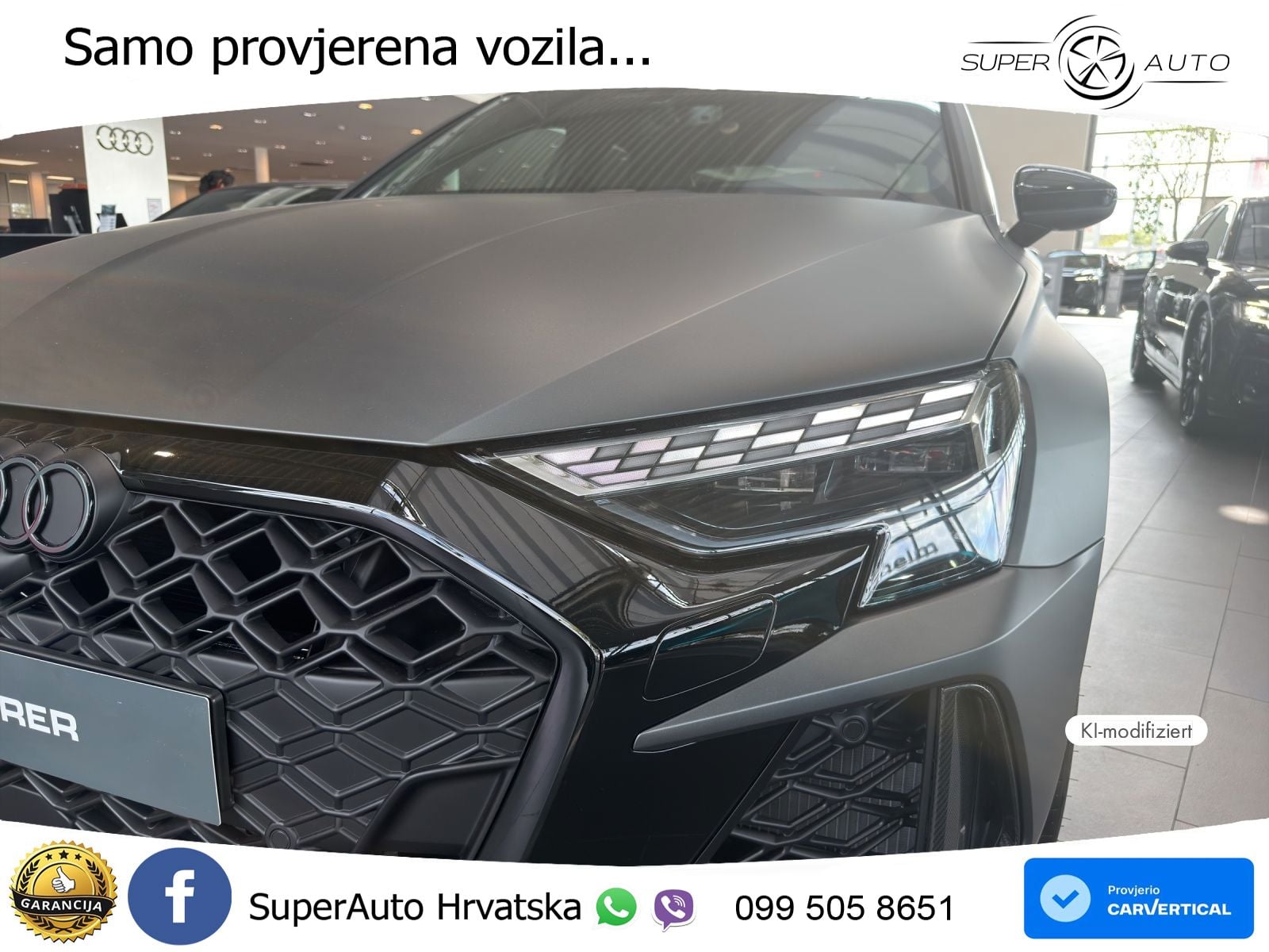Audi RS3 Sedan 2.5 TFSI (400 KS) quattro S tronic MATRIX+GR SJED+KAM