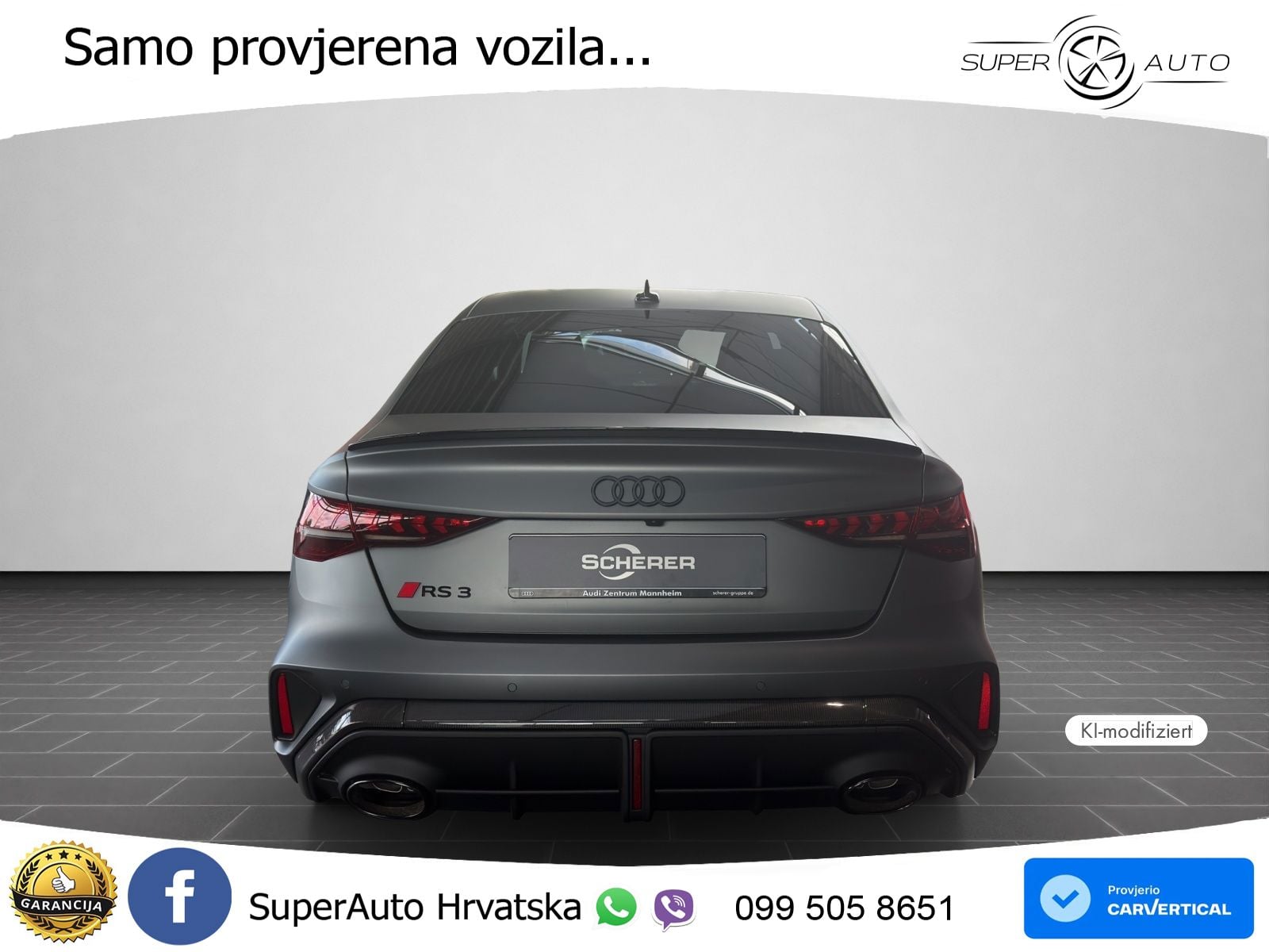 Audi RS3 Sedan 2.5 TFSI (400 KS) quattro S tronic MATRIX+GR SJED+KAM