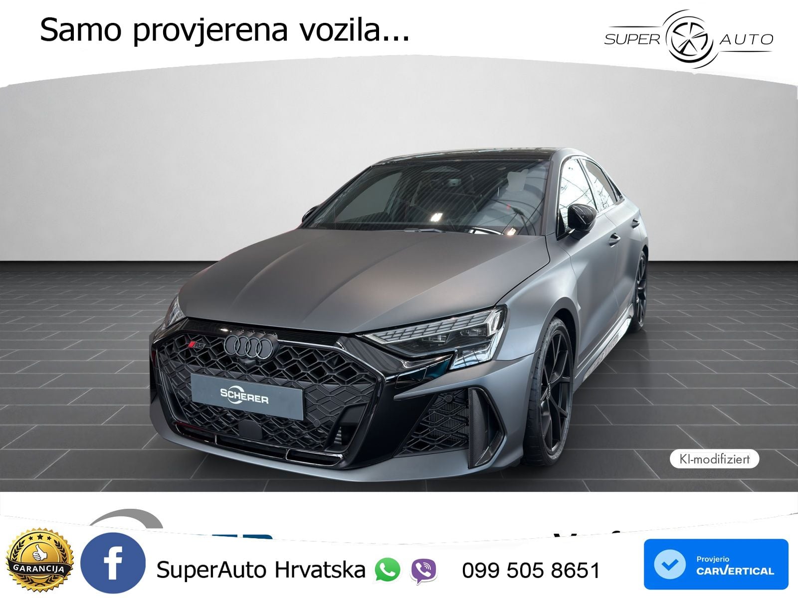 Audi RS3 Sedan 2.5 TFSI (400 KS) quattro S tronic MATRIX+GR SJED+KAM