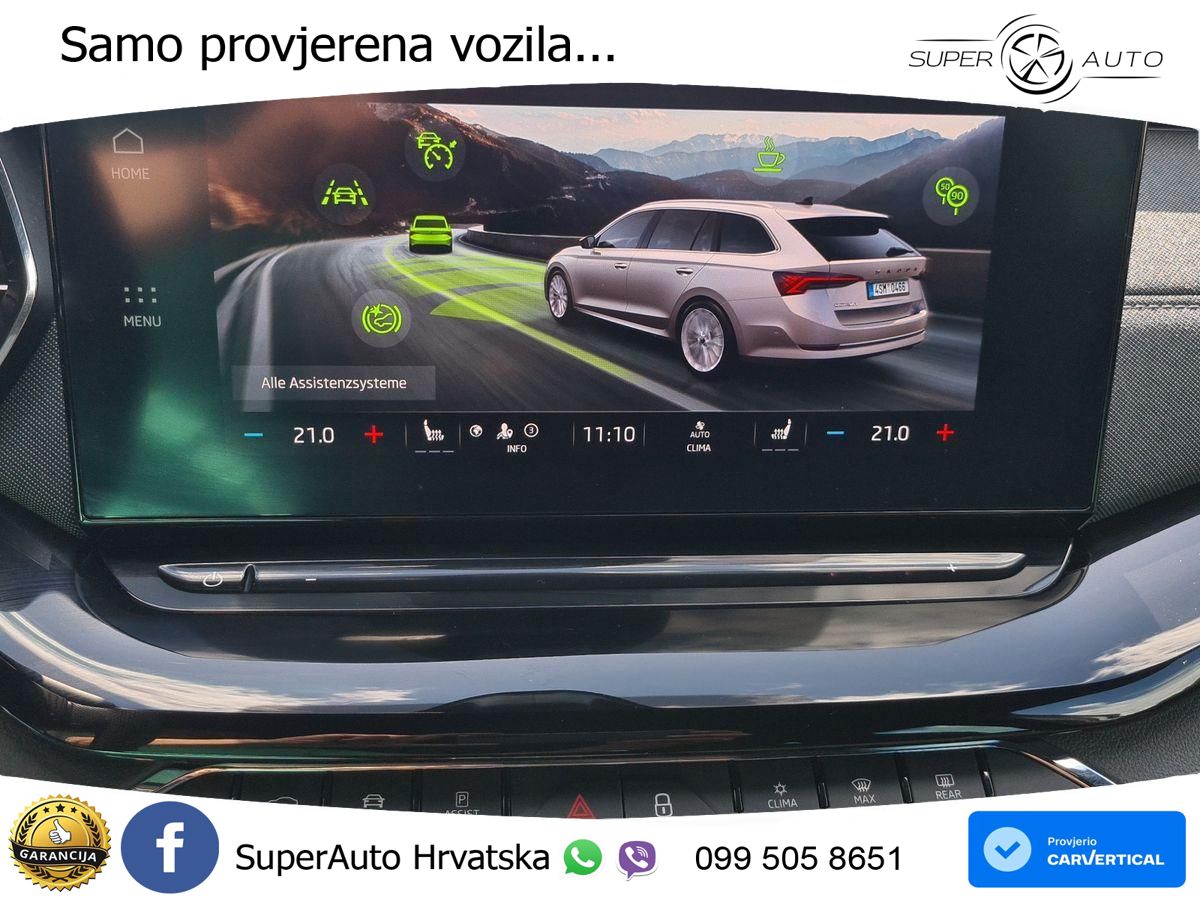 Škoda Octavia Combi 2.0 TDI (150 KS) DSG SportLine LED+GR SJED+ACC