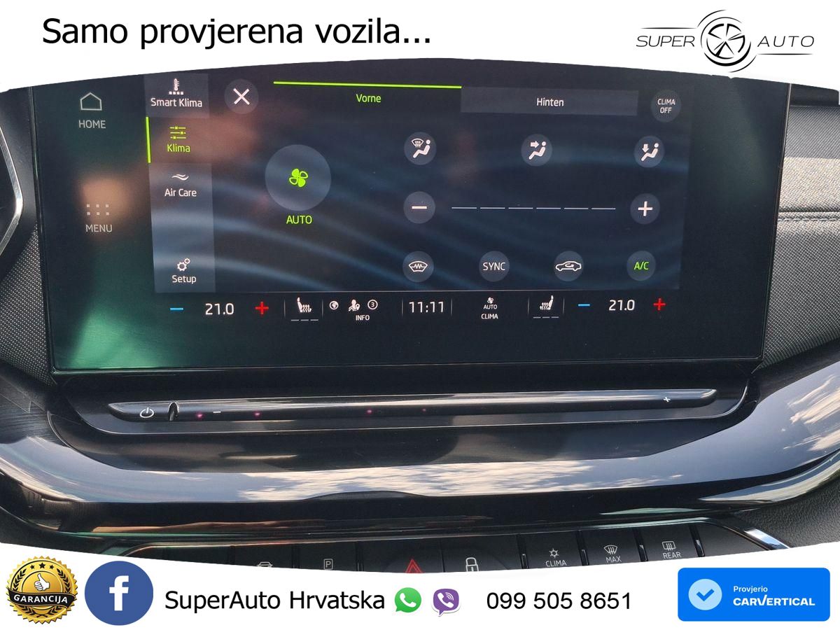 Škoda Octavia Combi 2.0 TDI (150 KS) DSG SportLine LED+GR SJED+ACC