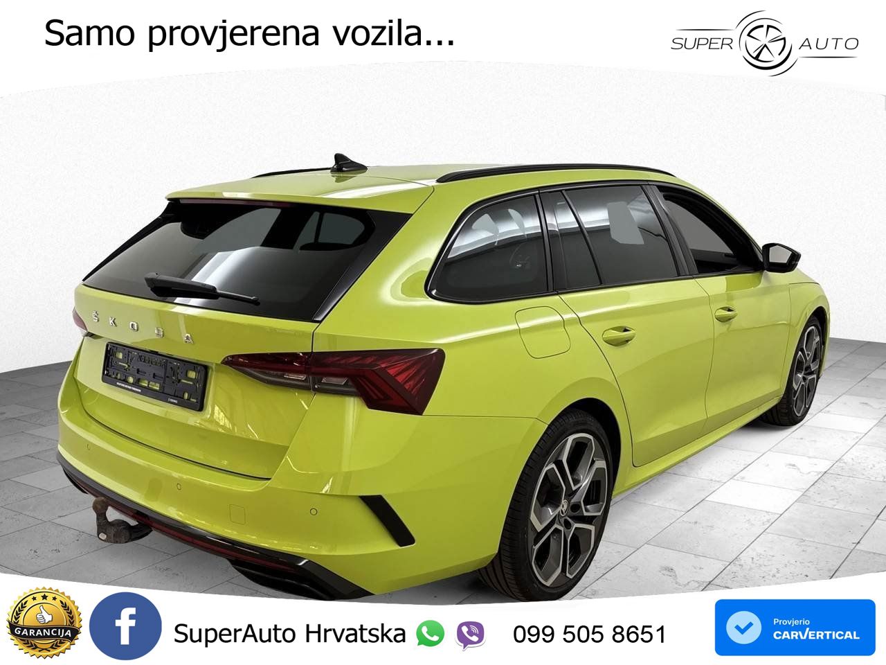 Škoda Octavia Combi RS 2.0 TDI (200 KS) 4x4 DSG LED+GR SJED+ACC