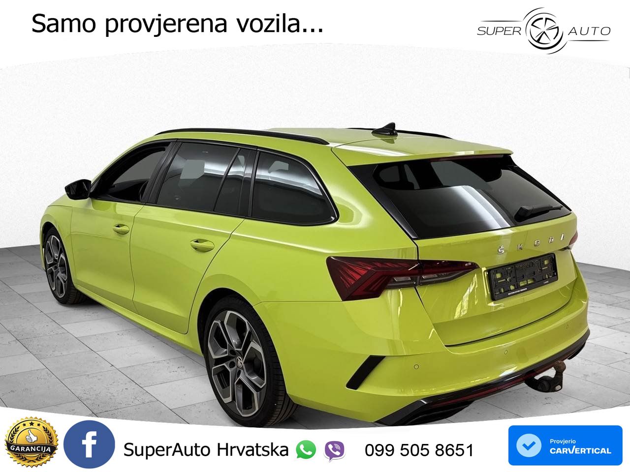 Škoda Octavia Combi RS 2.0 TDI (200 KS) 4x4 DSG LED+GR SJED+ACC