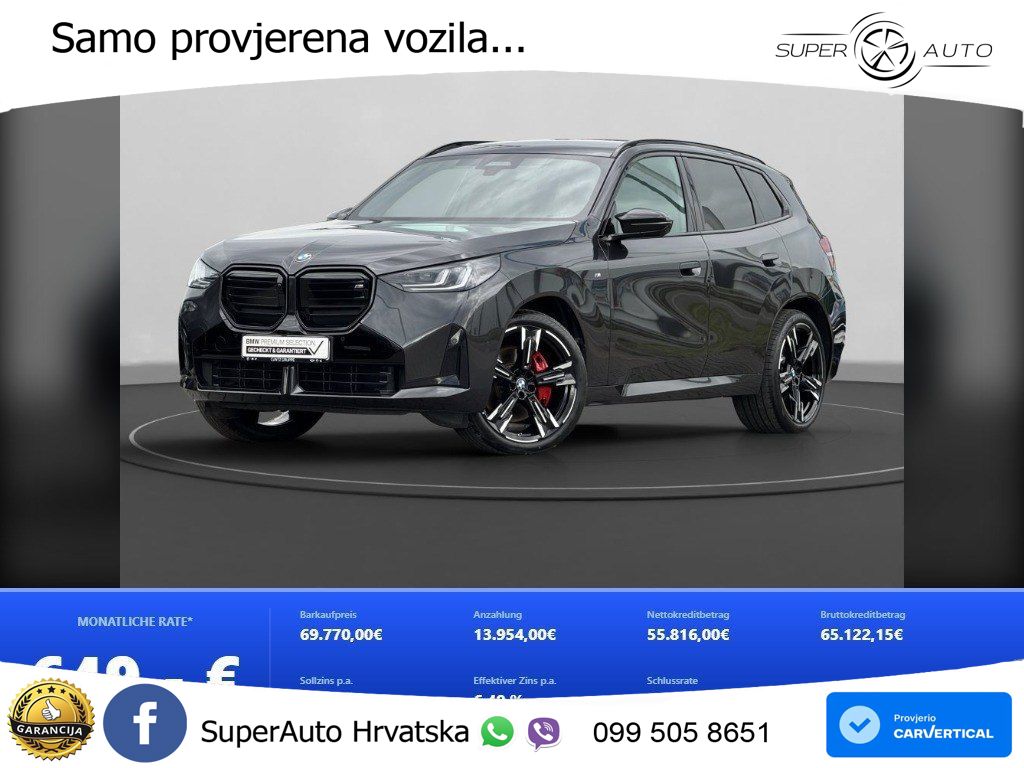 BMW X3 M50 xDrive Steptronic ACC+HEAD+4xGR SJED+360+PANO
