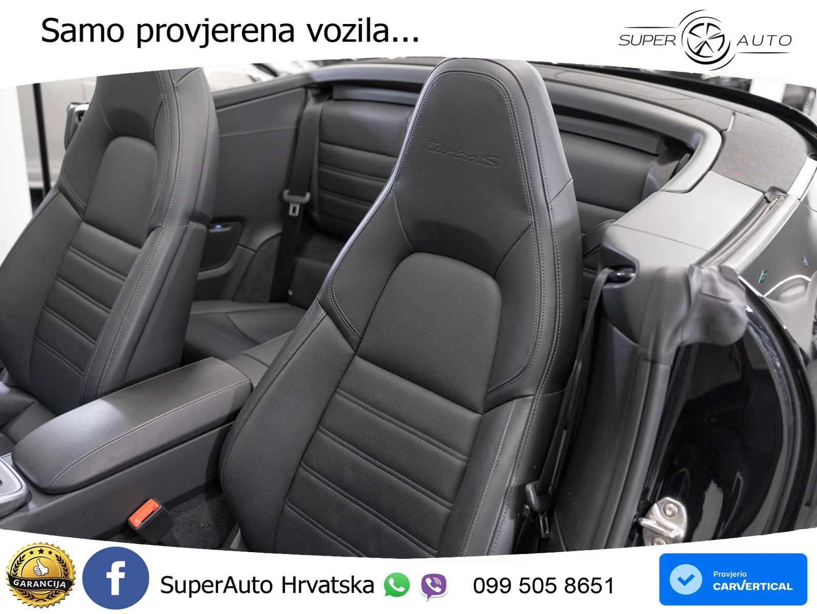 Porsche 911 Turbo S Cabriolet 3.8 (650 KS) PDK ZRAČNI+ACC+GR SJED+360