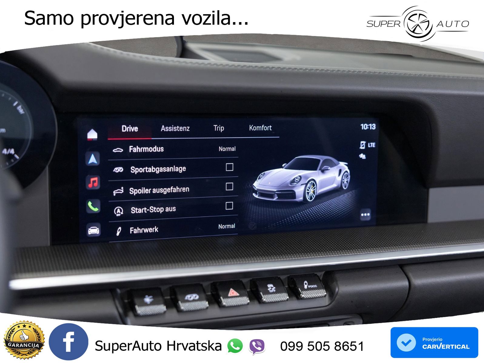 Porsche 911 Turbo S Cabriolet 3.8 (650 KS) PDK ZRAČNI+ACC+GR SJED+360