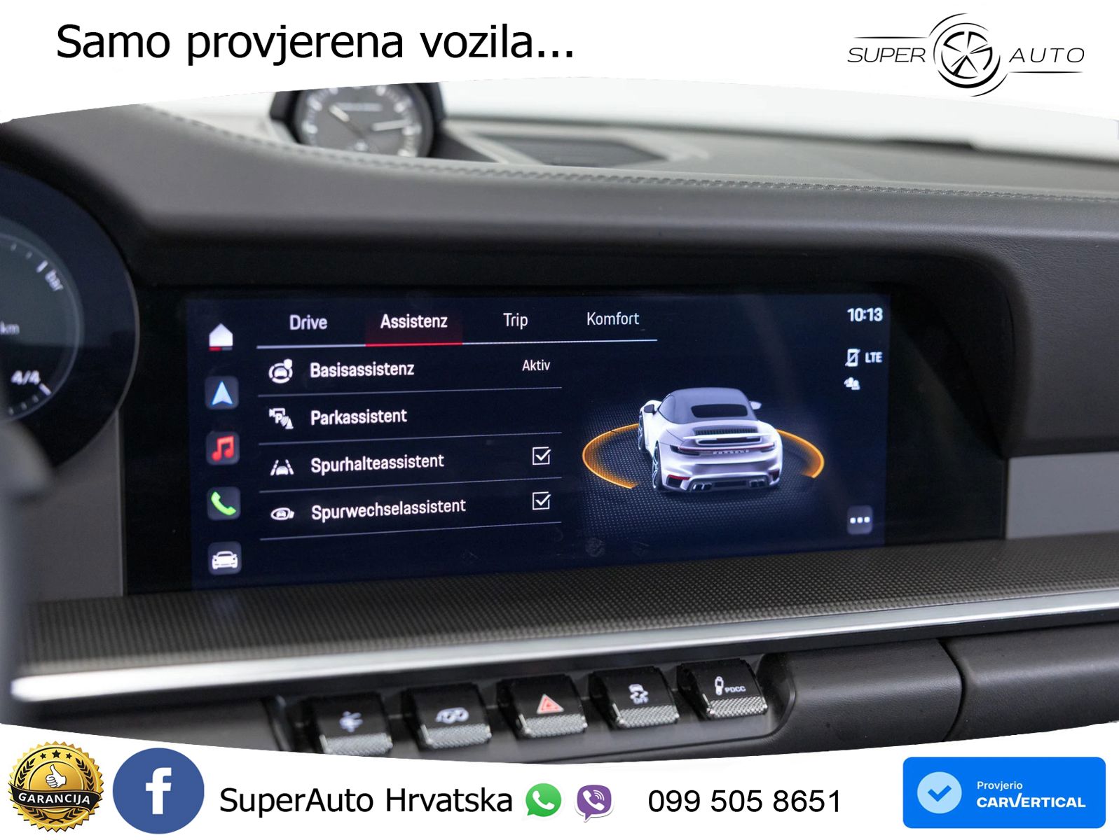 Porsche 911 Turbo S Cabriolet 3.8 (650 KS) PDK ZRAČNI+ACC+GR SJED+360