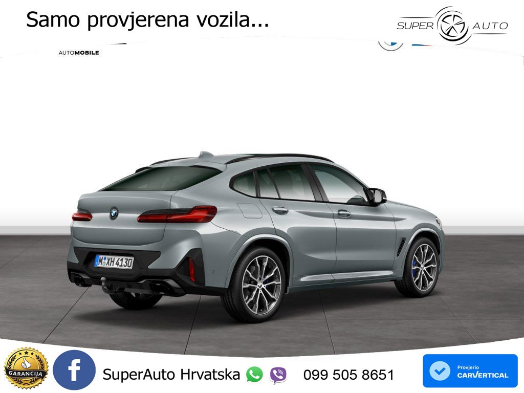 BMW X4 M40d (340 KS) xDrive Steptronic ACC+GR SJED+360+PANO