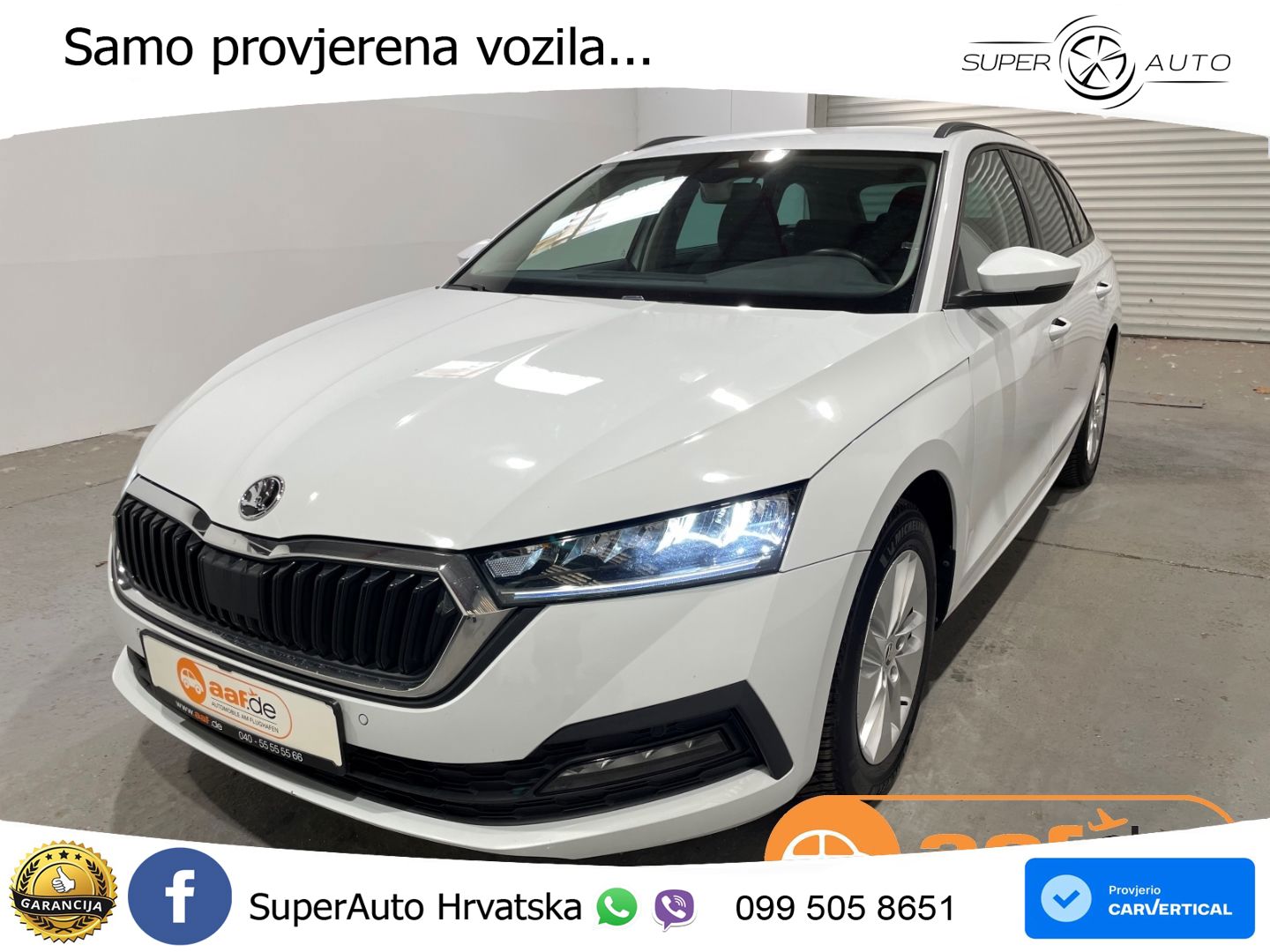 Škoda Octavia Combi 2.0 TDI (150 KS) DSG LED+GR SJED+ACC
