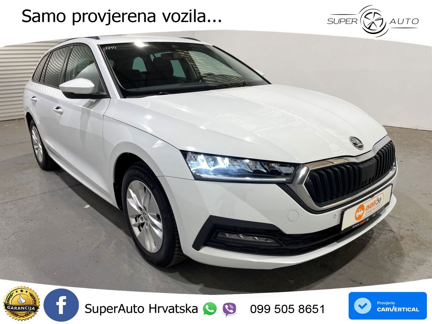 Škoda Octavia Combi 2.0 TDI (150 KS) DSG LED+GR SJED+ACC