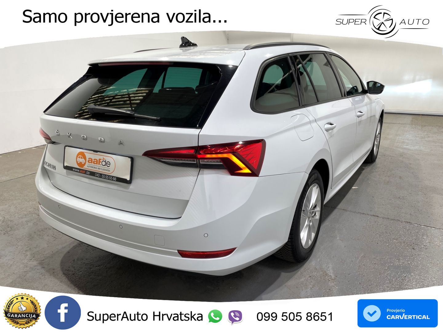 Škoda Octavia Combi 2.0 TDI (150 KS) DSG LED+GR SJED+ACC