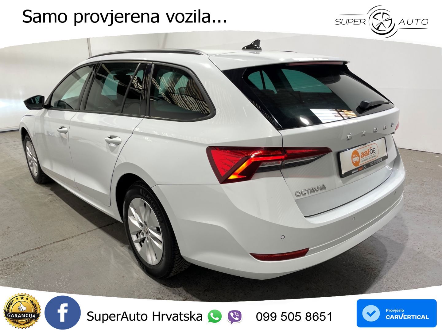 Škoda Octavia Combi 2.0 TDI (150 KS) DSG LED+GR SJED+ACC