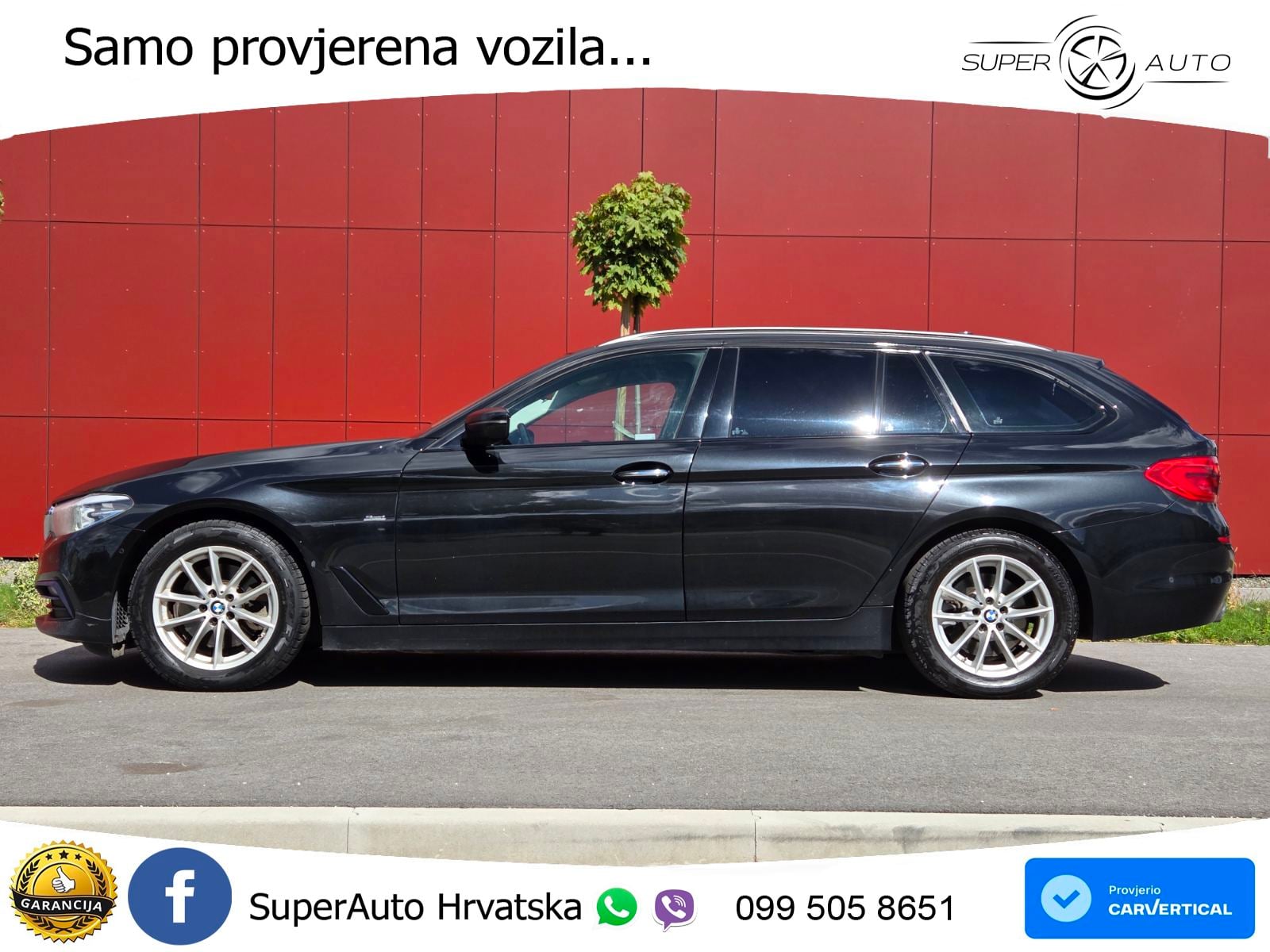BMW 520d Touring (190 KS) Steptronic Sport Line, REG 12/26