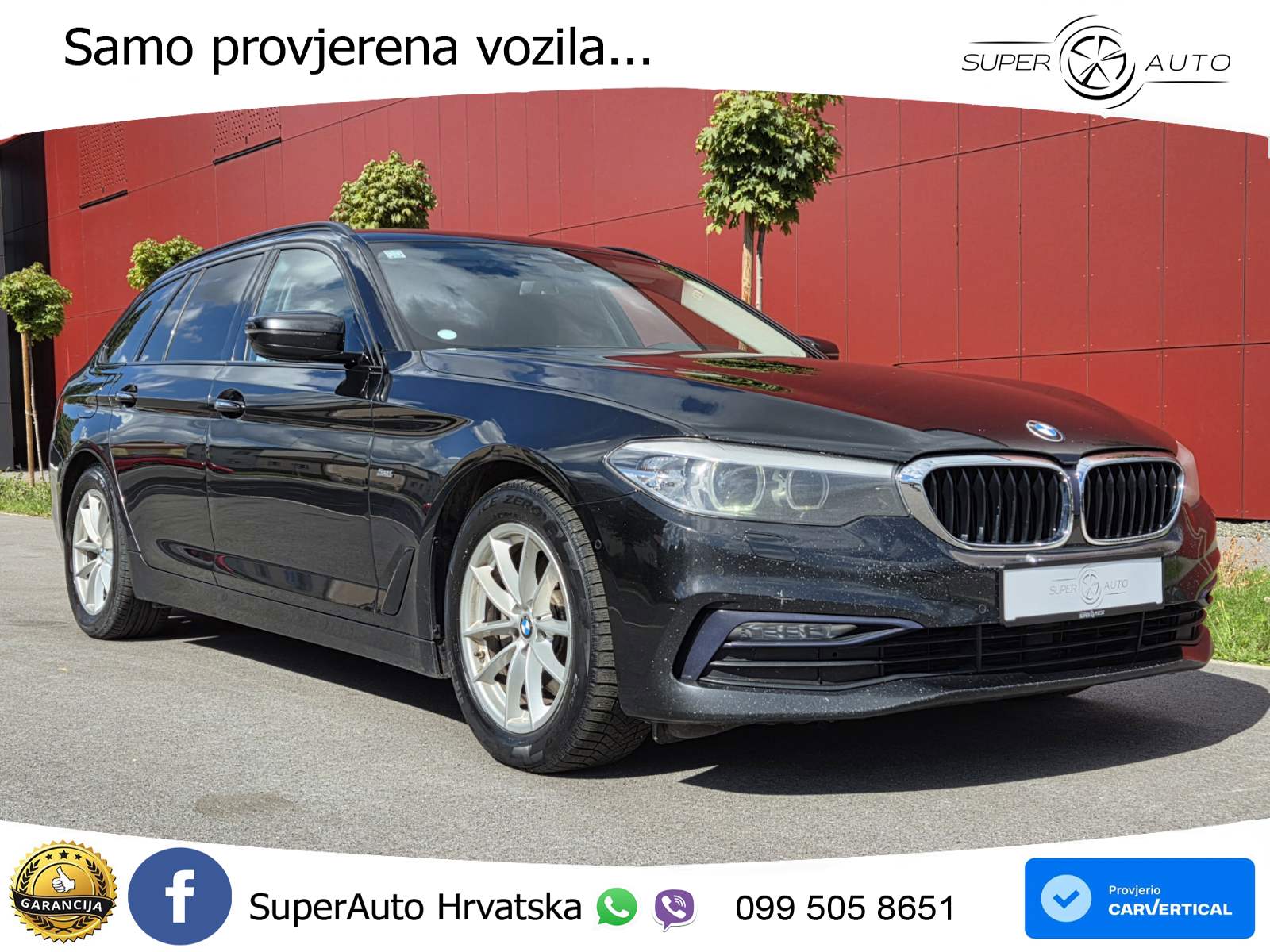 BMW 520d Touring (190 KS) Steptronic Sport Line, REG 12/26