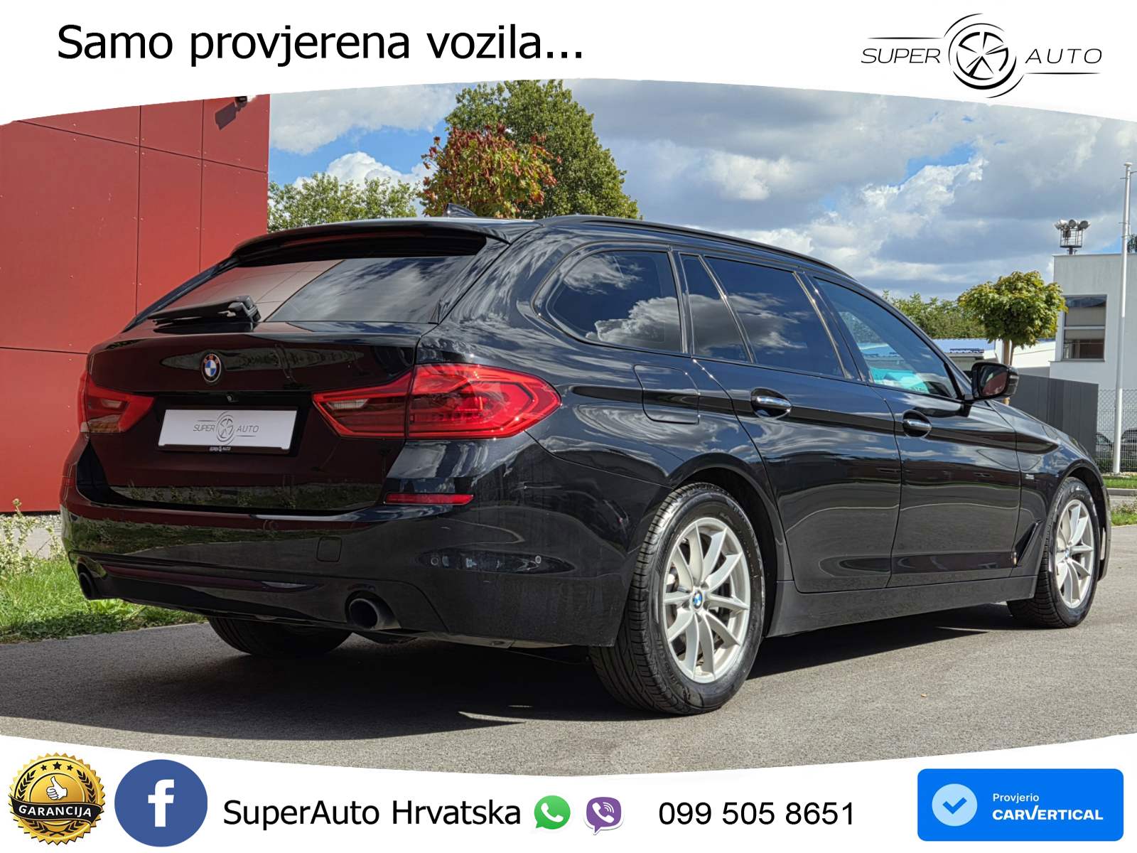 BMW 520d Touring (190 KS) Steptronic Sport Line, REG 12/26