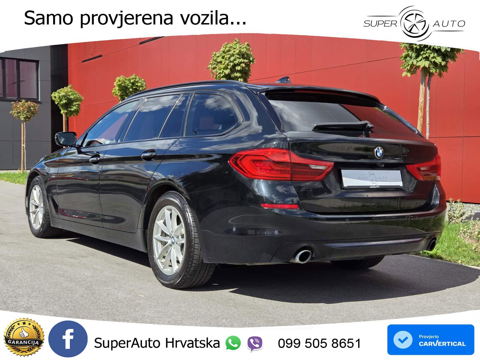 BMW 520d Touring (190 KS) Steptronic Sport Line, REG 12/26