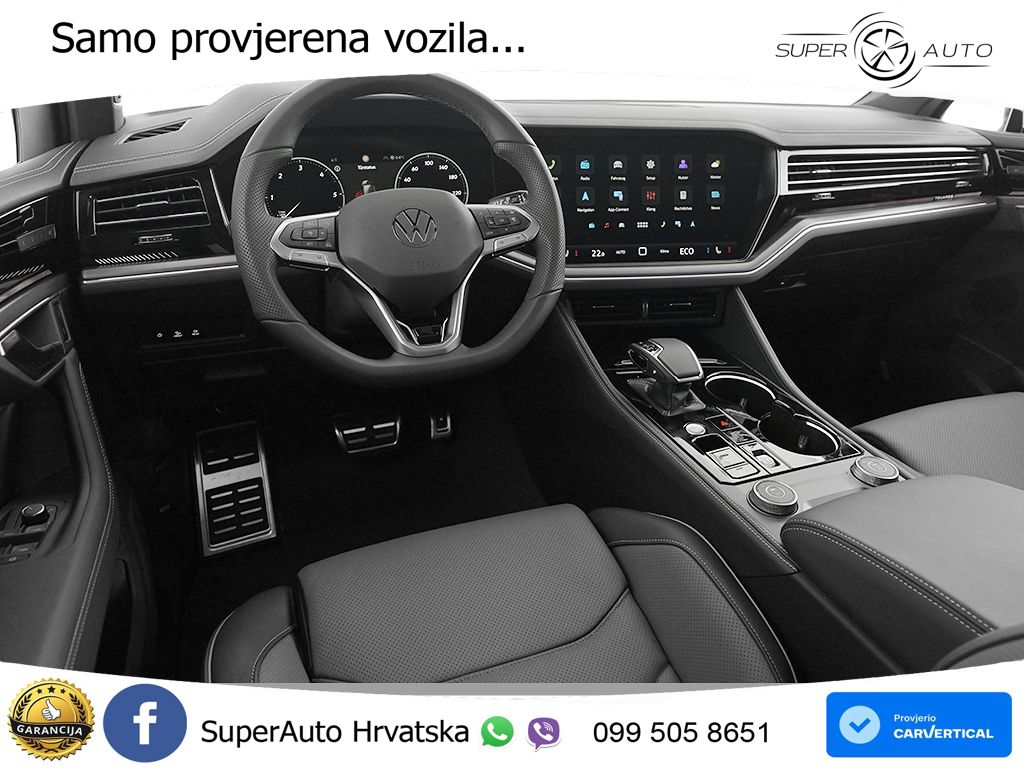 Volkswagen Touareg 3.0 V6 TDI (286 KS) 4MOTION Tiptronic ZRAČNI+ACC+GR SJED+KAM+PANO