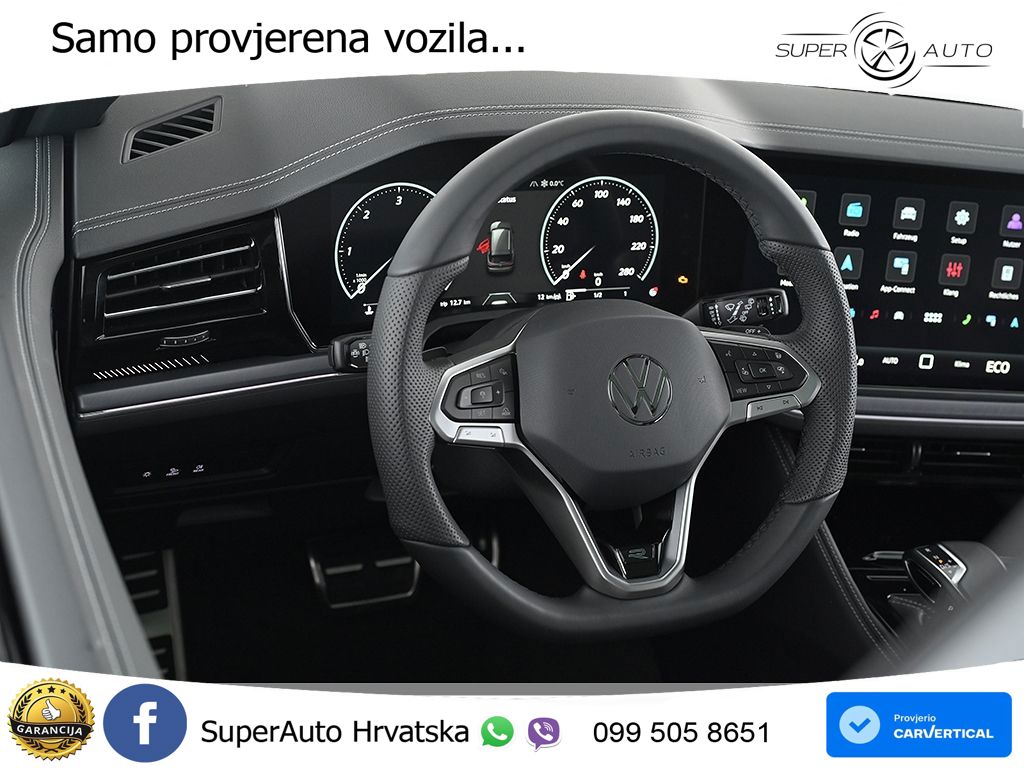 Volkswagen Touareg 3.0 V6 TDI (286 KS) 4MOTION Tiptronic ZRAČNI+ACC+GR SJED+KAM+PANO