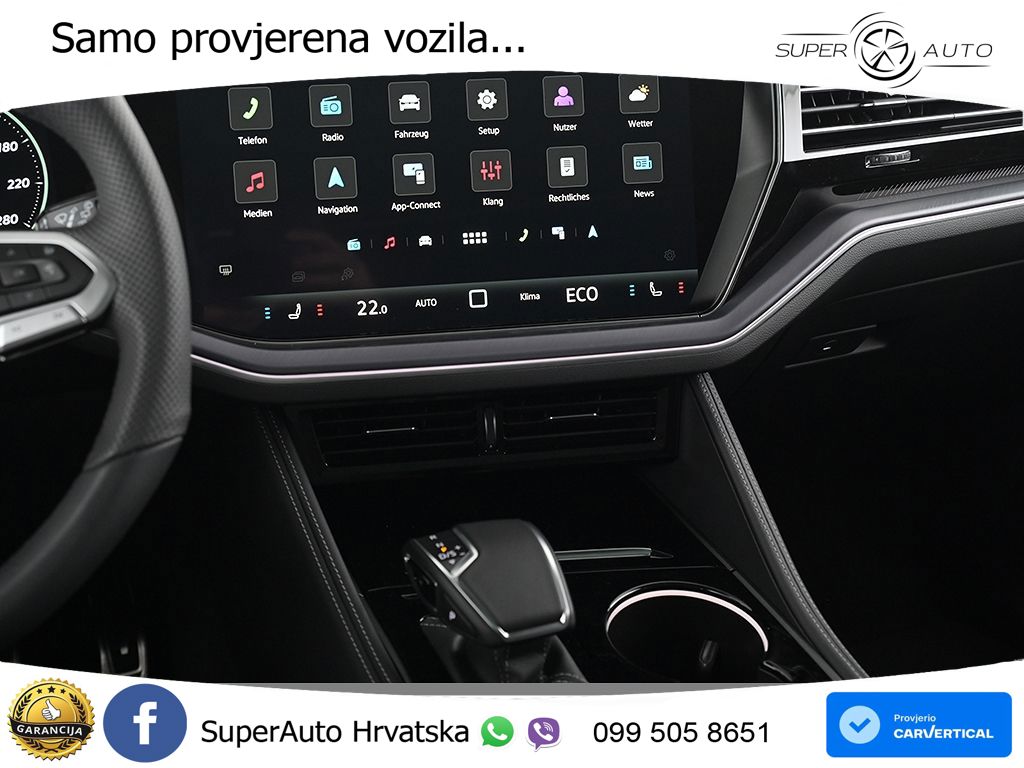 Volkswagen Touareg 3.0 V6 TDI (286 KS) 4MOTION Tiptronic ZRAČNI+ACC+GR SJED+KAM+PANO