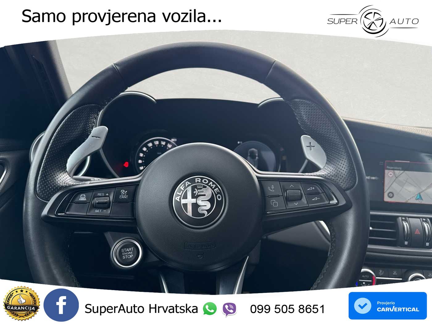 Alfa Romeo Giulia 2.0 Turbo (280 KS) Q4 Automatic LED+GR SJED+ACC